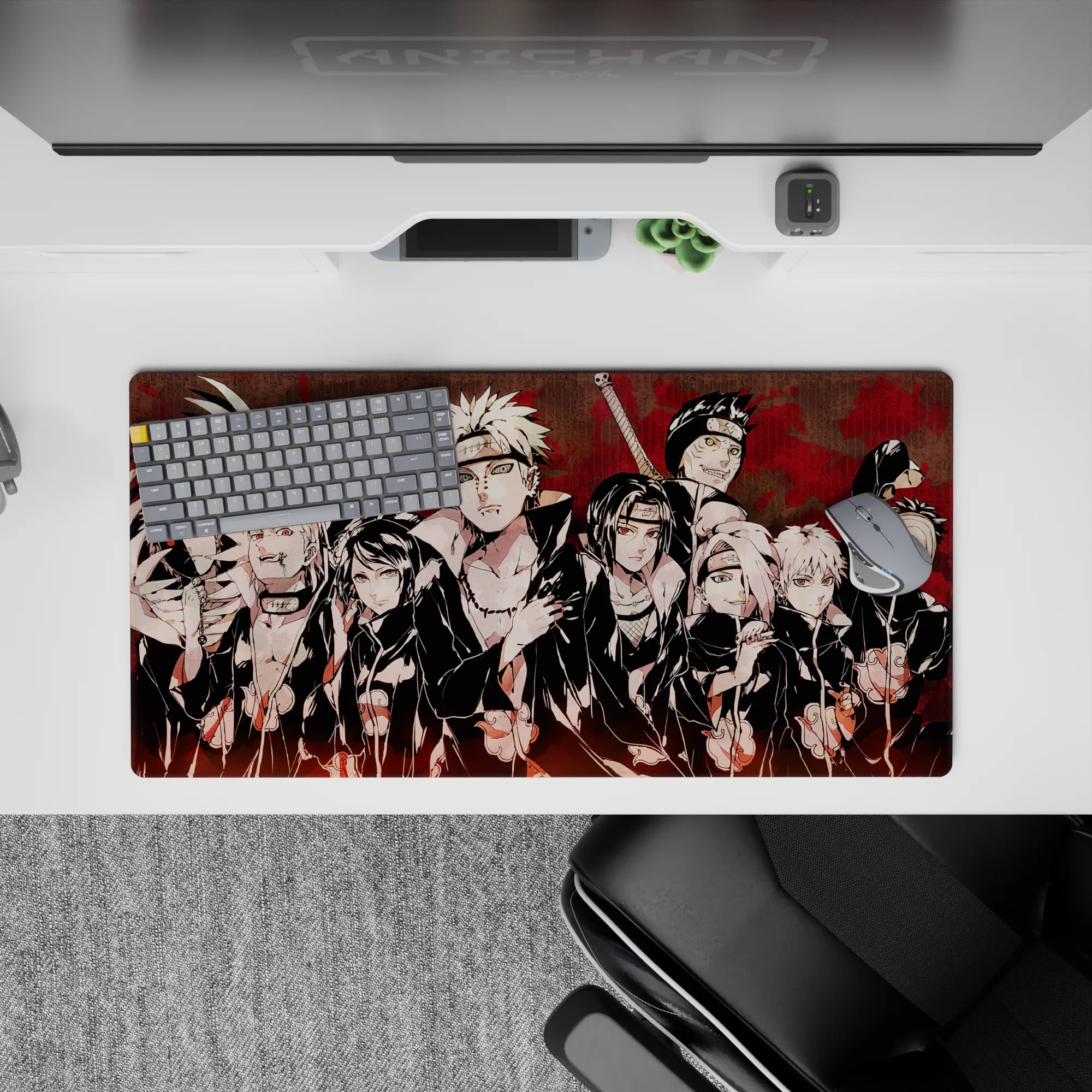 Naruto Deskmat | Mousepad | Deskpad - Akatsuki Alliance - AniChan