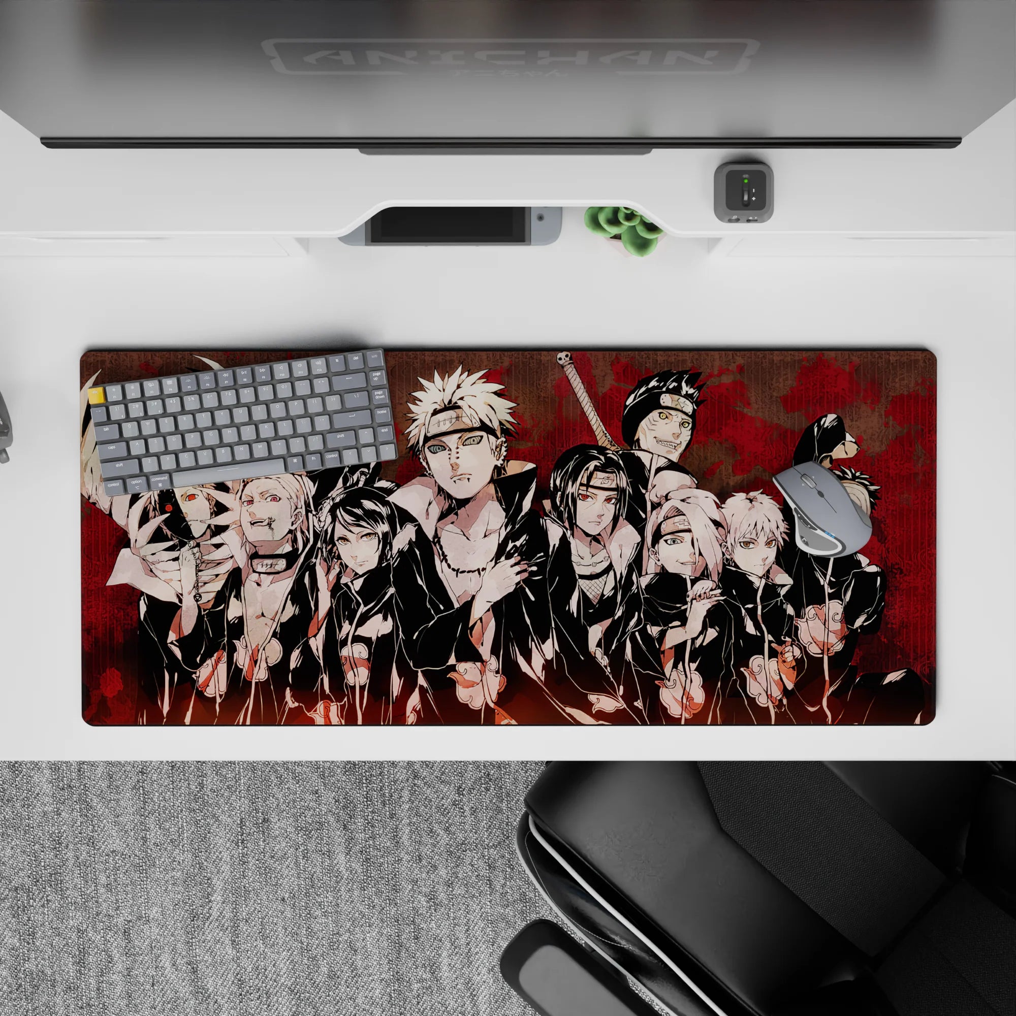 Naruto Deskmat | Mousepad | Deskpad - Akatsuki Alliance - AniChan