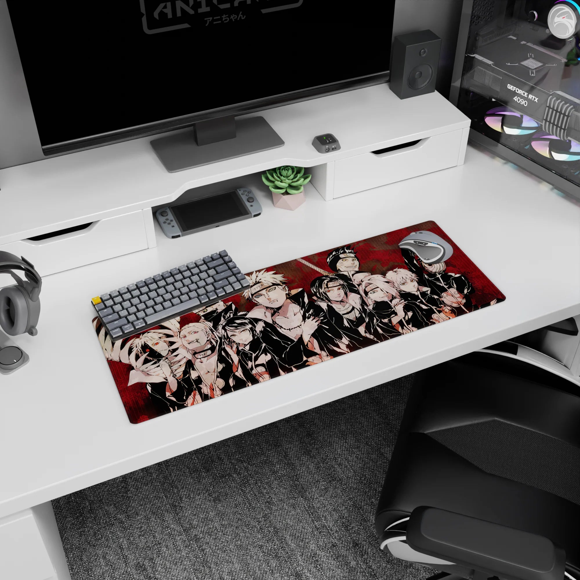 Naruto Deskmat | Mousepad | Deskpad - Akatsuki Alliance - AniChan