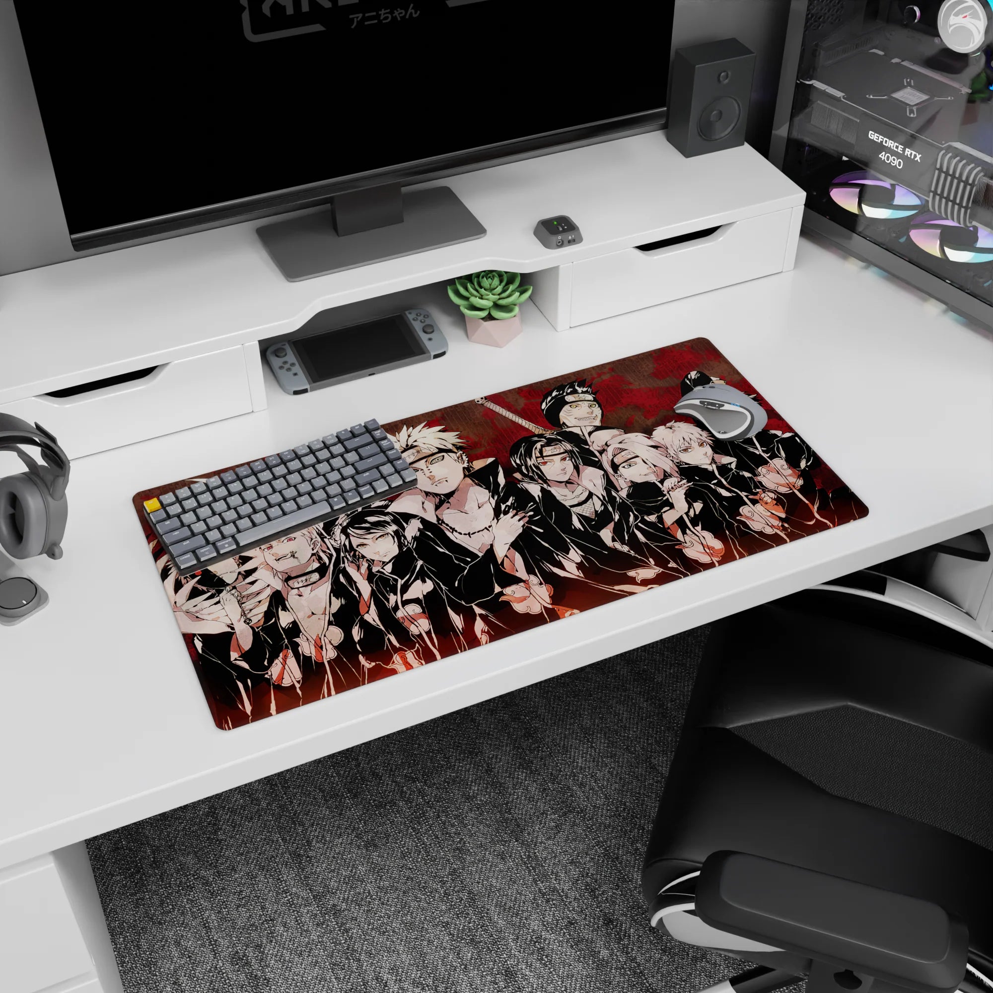 Naruto Deskmat | Mousepad | Deskpad - Akatsuki Alliance - AniChan