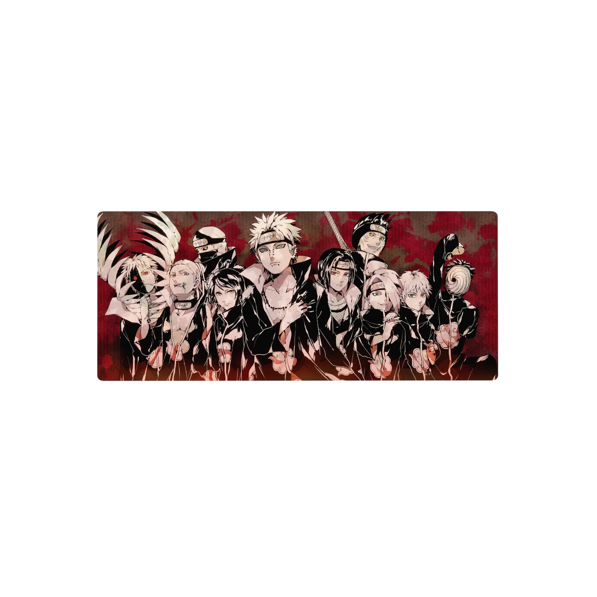 Naruto Deskmat | Mousepad | Deskpad - Akatsuki Alliance - AniChan