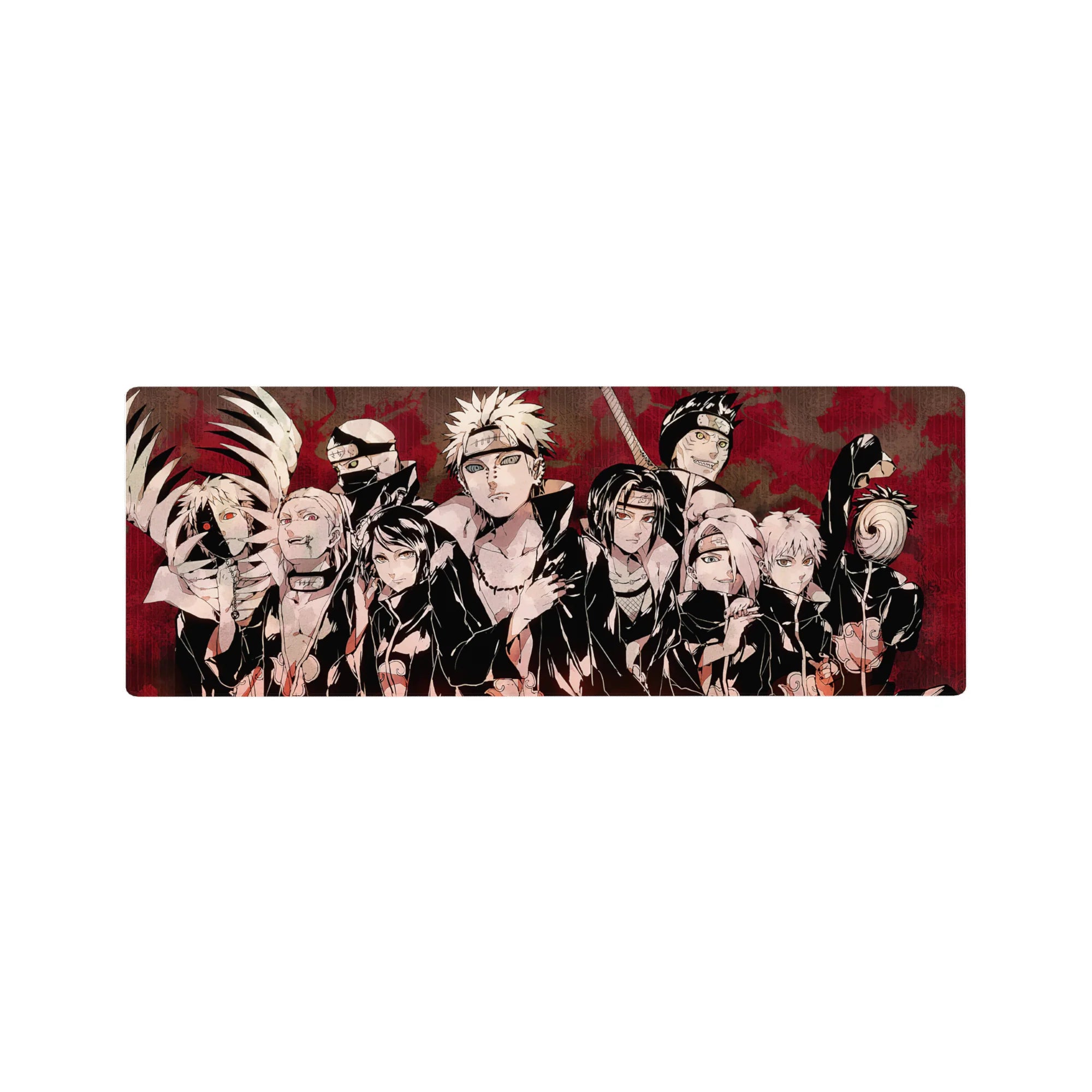 Naruto Deskmat | Mousepad | Deskpad - Akatsuki Alliance - AniChan