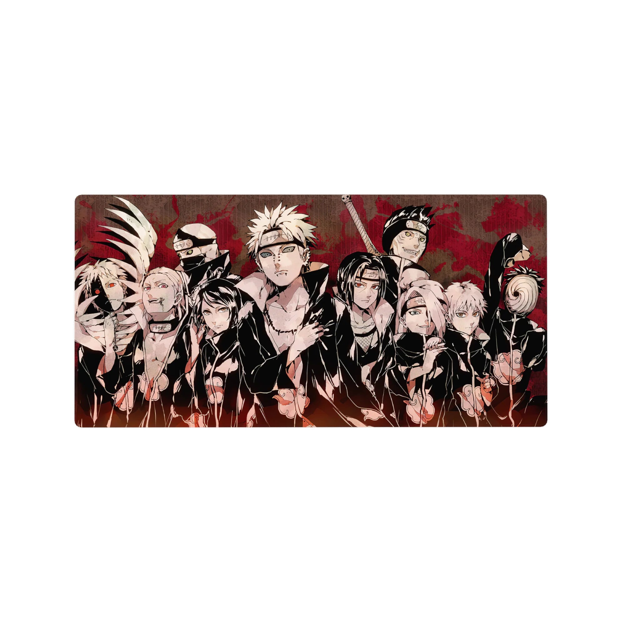 Naruto Deskmat | Mousepad | Deskpad - Akatsuki Alliance - AniChan