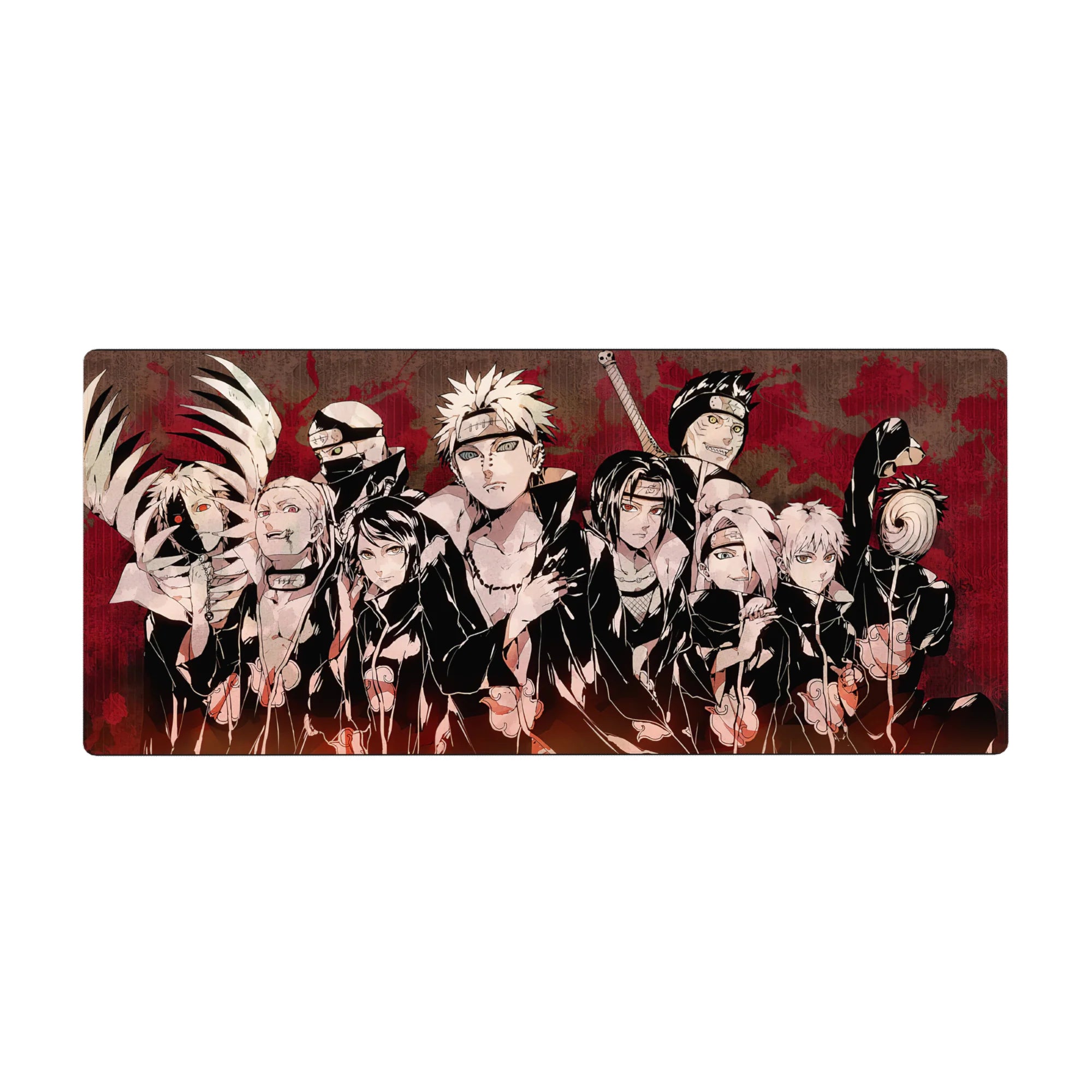 Naruto Deskmat | Mousepad | Deskpad - Akatsuki Alliance - AniChan