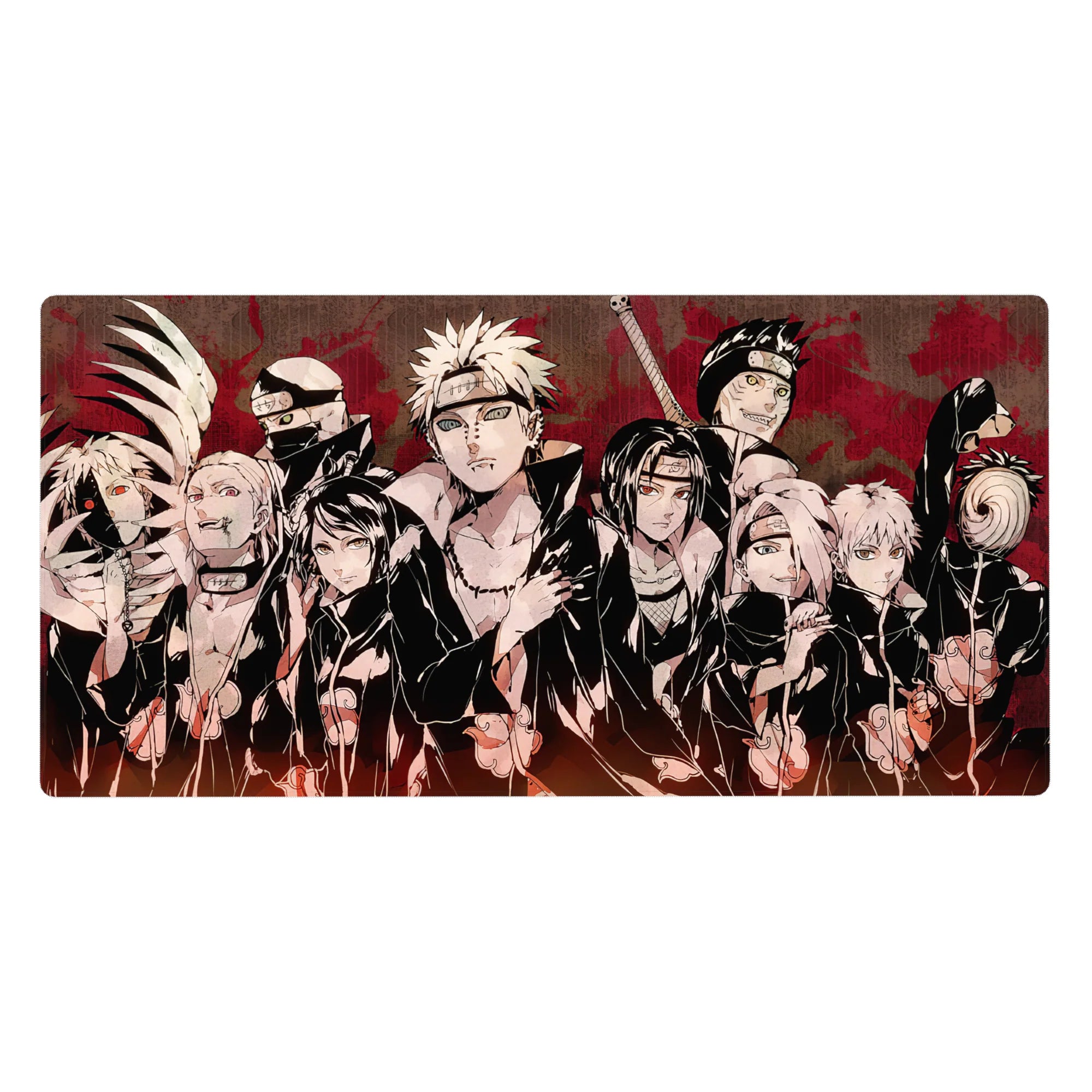 Naruto Deskmat | Mousepad | Deskpad - Akatsuki Alliance - AniChan