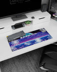 Retrowave - Vaporwave Deskmat | Mousepad | Deskpad - Neon Love Cosmos - AniChan