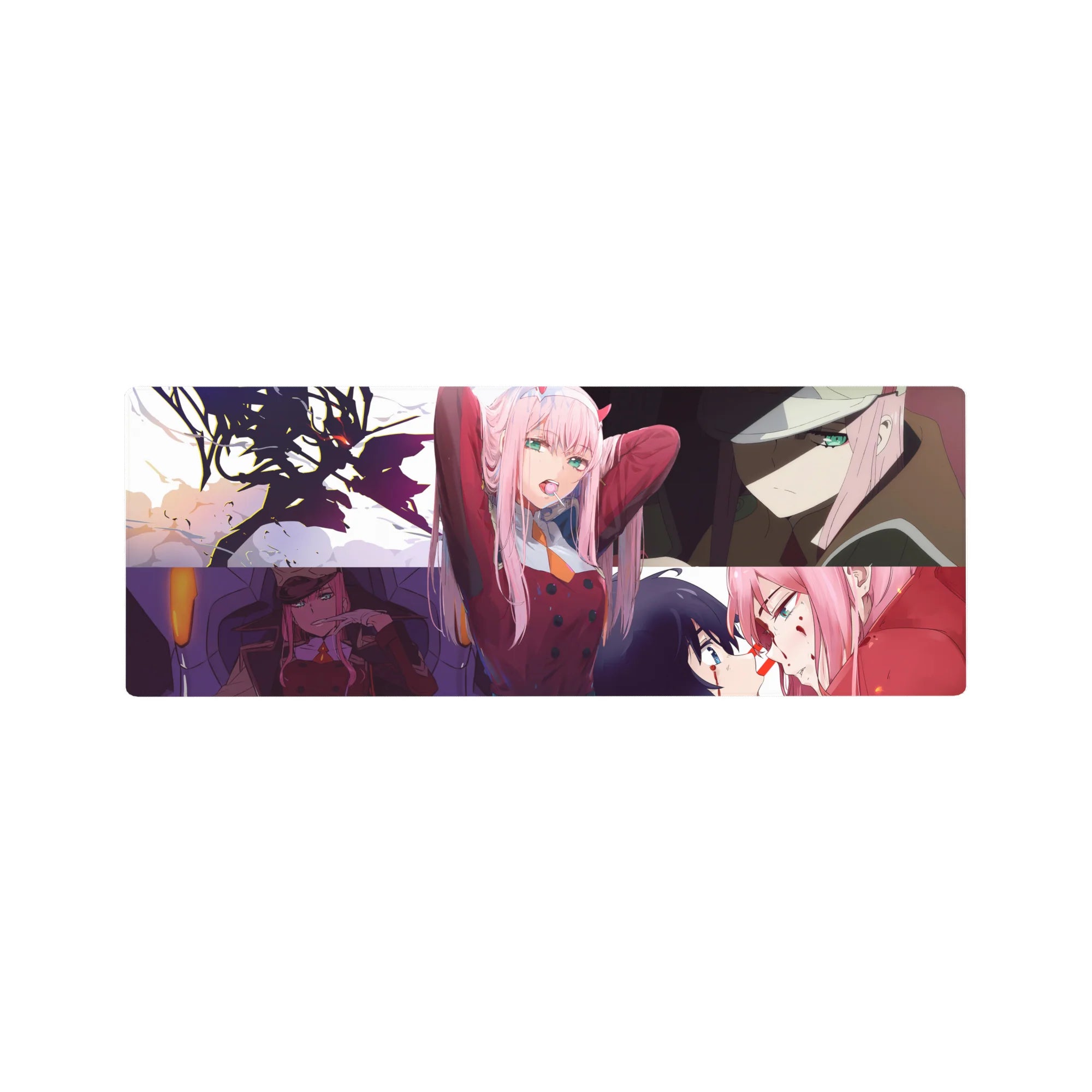 Darling In The Franxx - Anime Mouse Pad and Desk Pad - Rebel&#39;s Embrace - AniChan