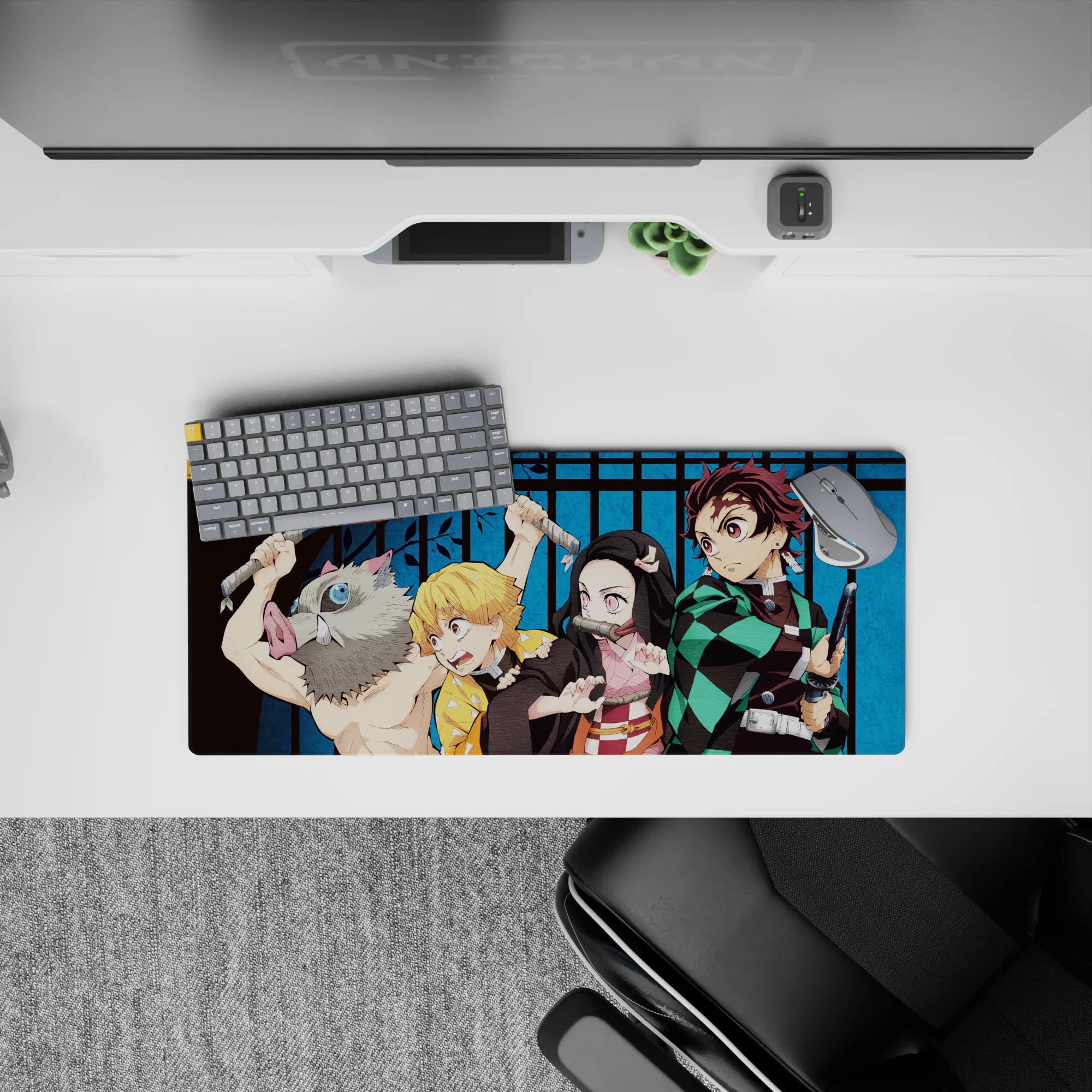 Demon Slayer Deskmat | Mousepad | Deskpad - Demon Slayer Squad Unleashed - AniChan