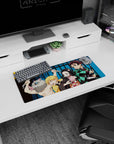 Demon Slayer Deskmat | Mousepad | Deskpad - Demon Slayer Squad Unleashed - AniChan