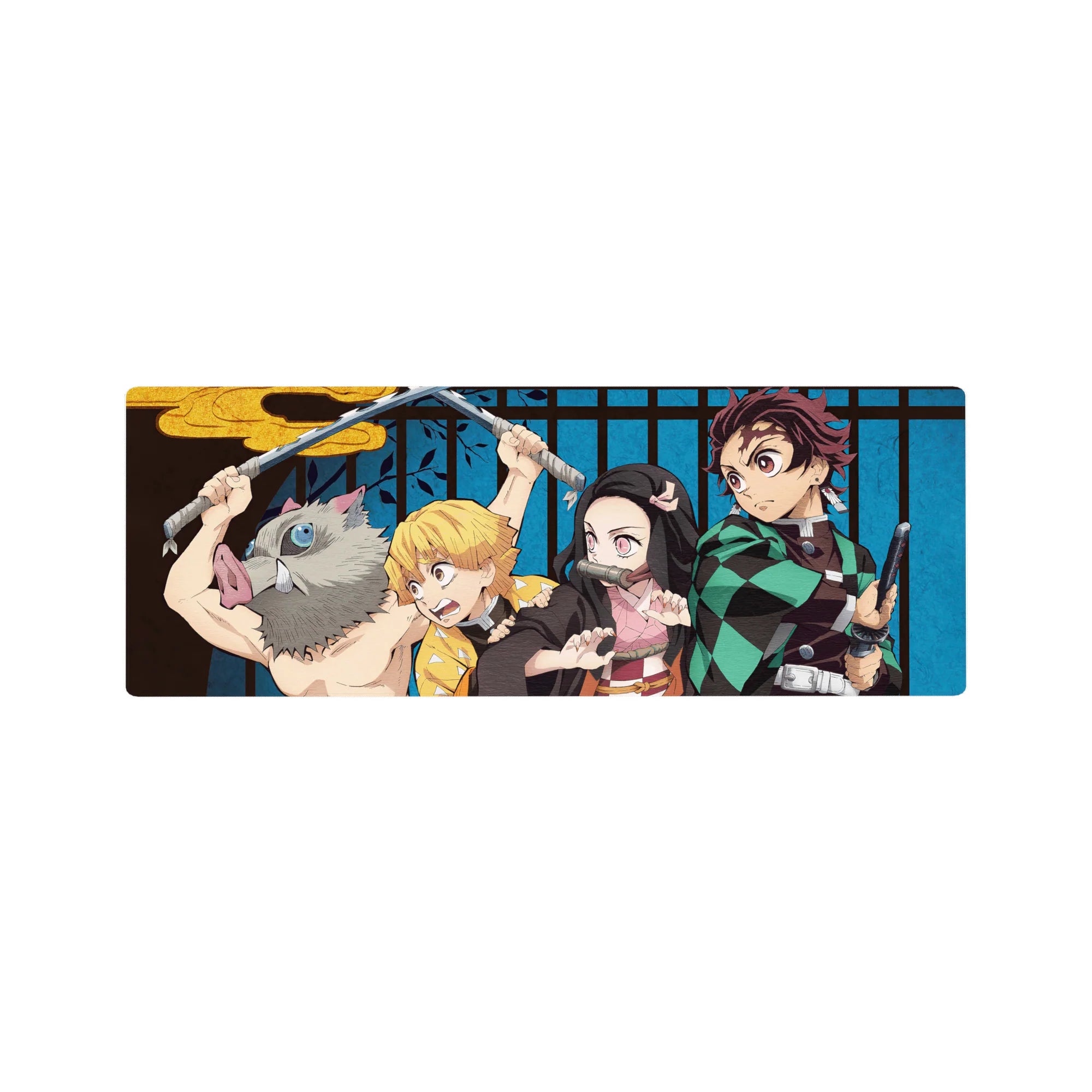 Demon Slayer Deskmat | Mousepad | Deskpad - Demon Slayer Squad Unleashed - AniChan