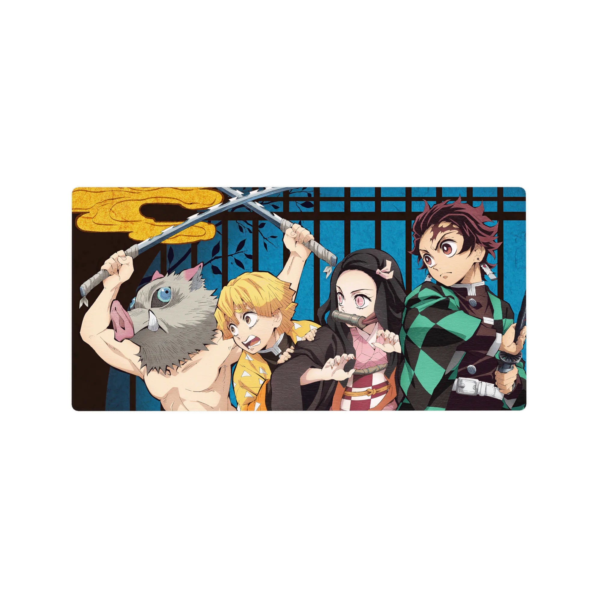 Demon Slayer Deskmat | Mousepad | Deskpad - Demon Slayer Squad Unleashed - AniChan