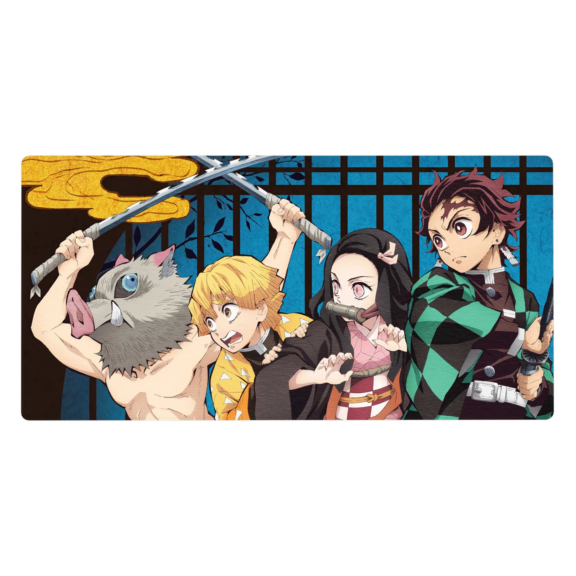 Demon Slayer Deskmat | Mousepad | Deskpad - Demon Slayer Squad Unleashed - AniChan