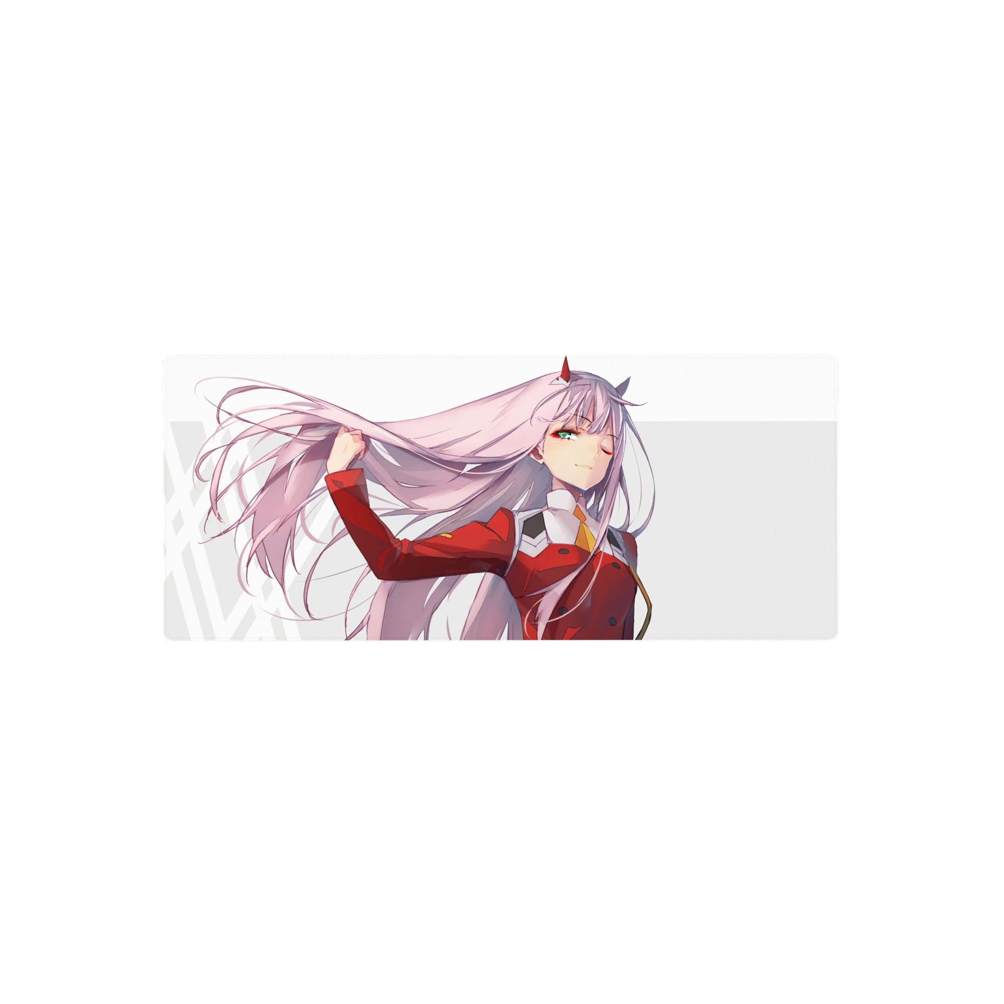 Darling In The Franxx Deskmat | Mousepad | Deskpad - Confident Windswept Grace - AniChan