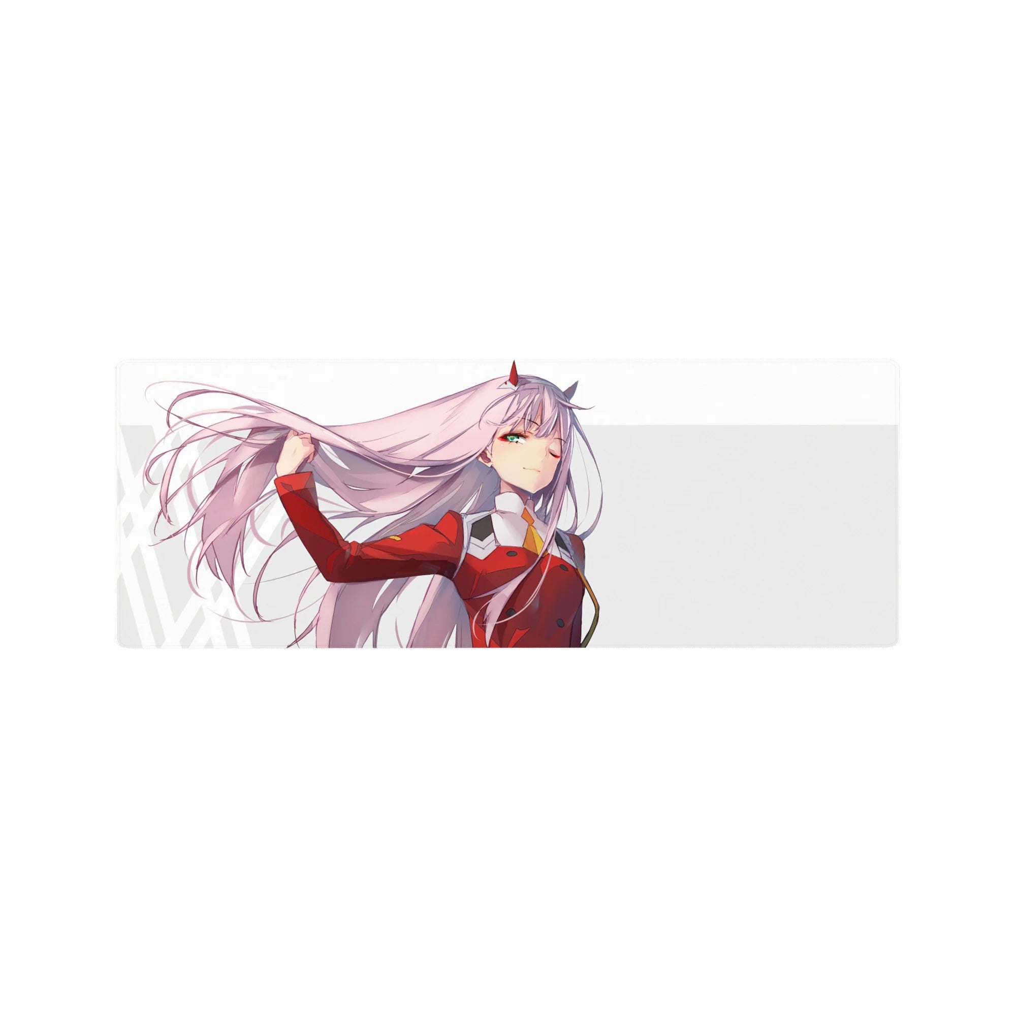 Darling In The Franxx Deskmat | Mousepad | Deskpad - Confident Windswept Grace - AniChan