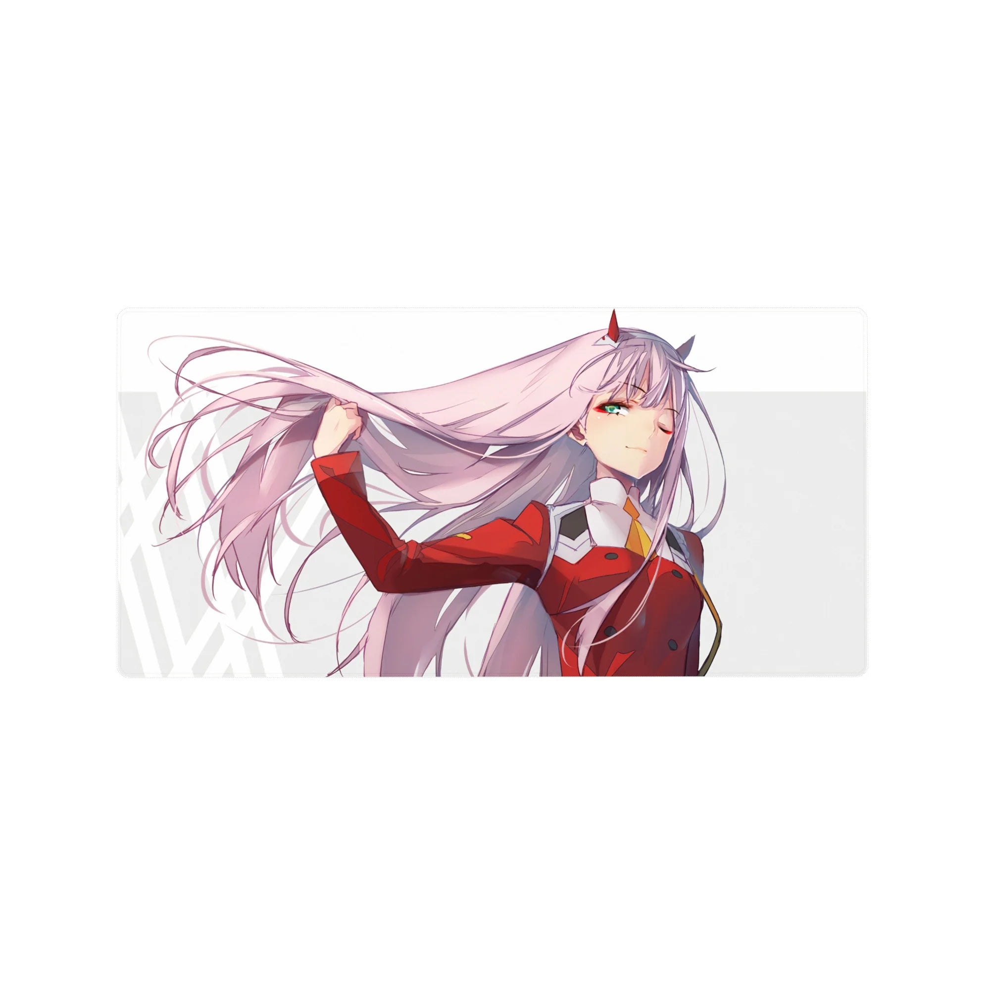 Darling In The Franxx Deskmat | Mousepad | Deskpad - Confident Windswept Grace - AniChan