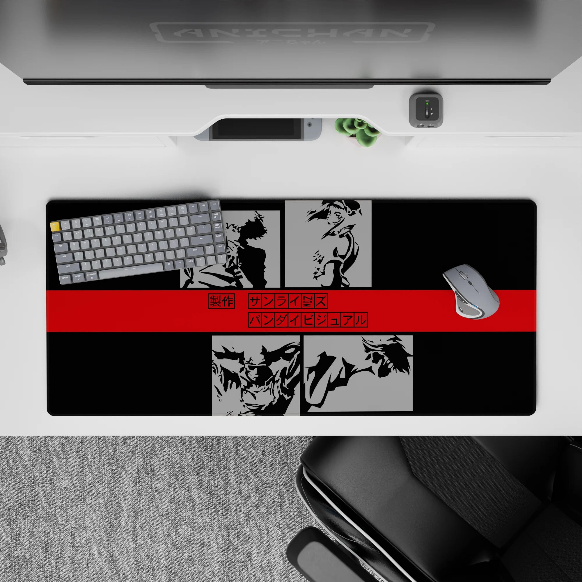 Cowboy Bepop - Anime Mouse Pad and Desk Pad - Redline Noir - AniChan