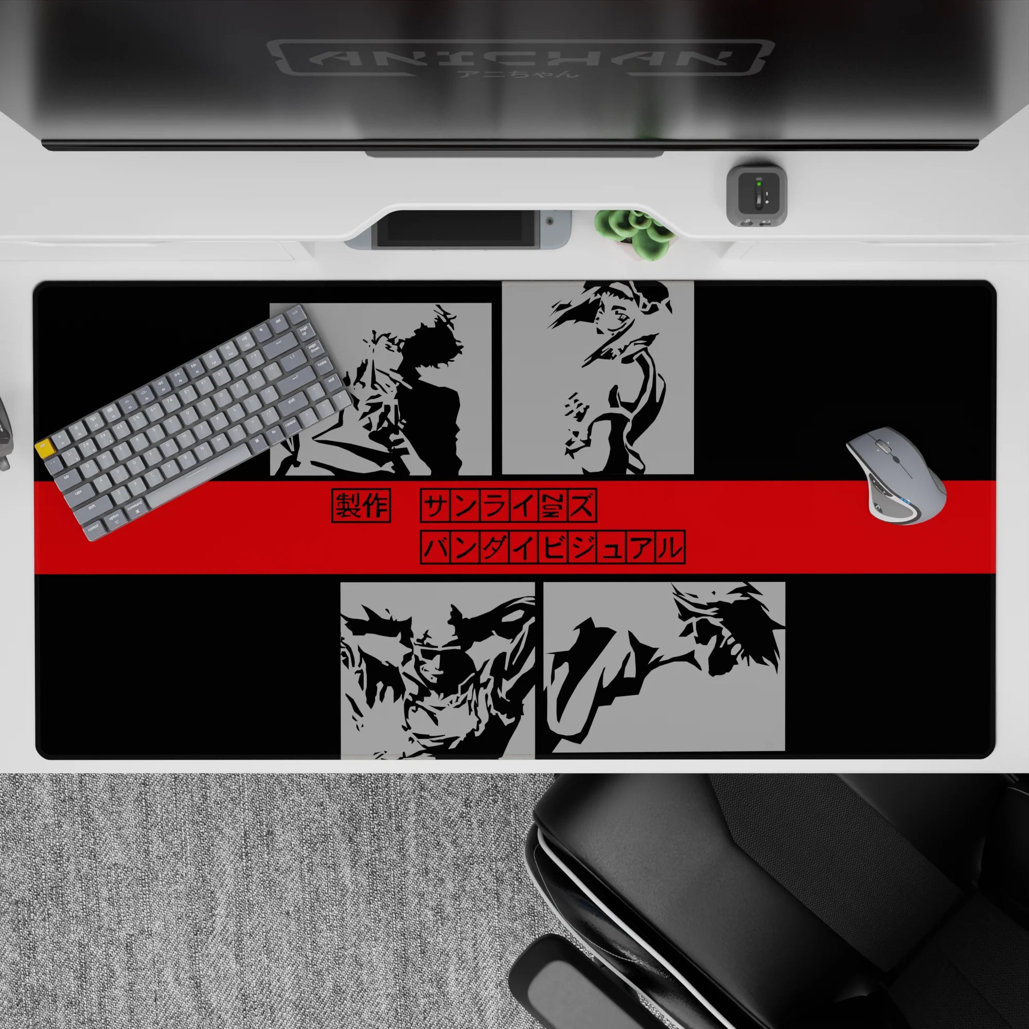 Cowboy Bepop - Anime Mouse Pad and Desk Pad - Redline Noir - AniChan