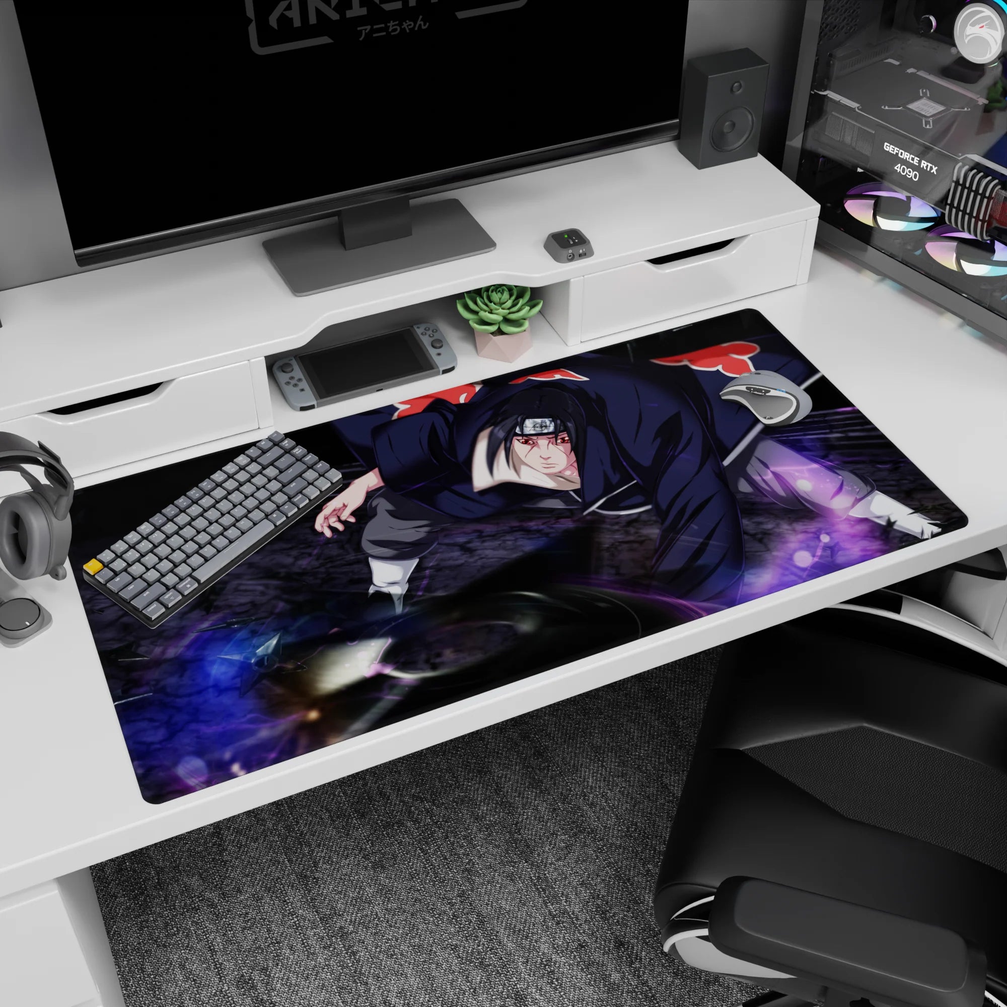 Naruto - Anime Mouse Pad and Desk Pad - Itachi Akatsuki Watch – AniChan