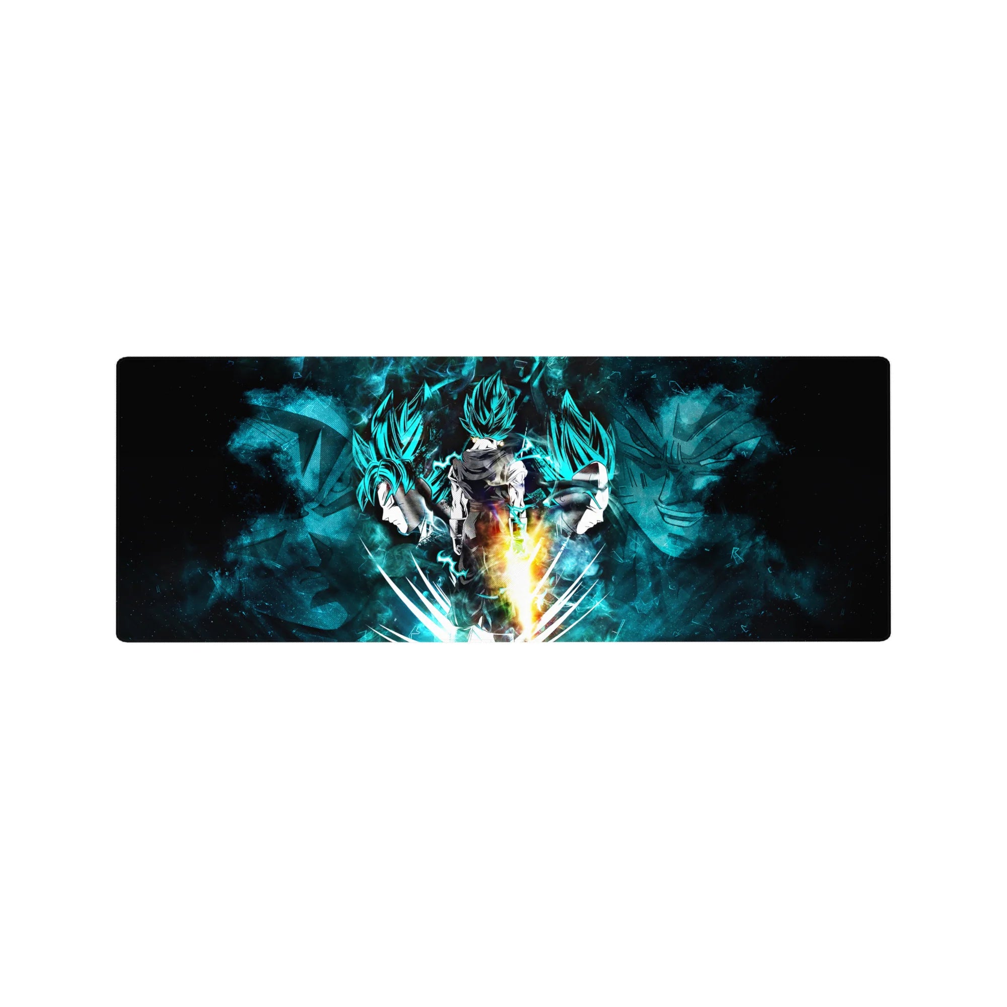 Dragon Ball Deskmat | Mousepad | Deskpad - Blue Fusion Fury - AniChan