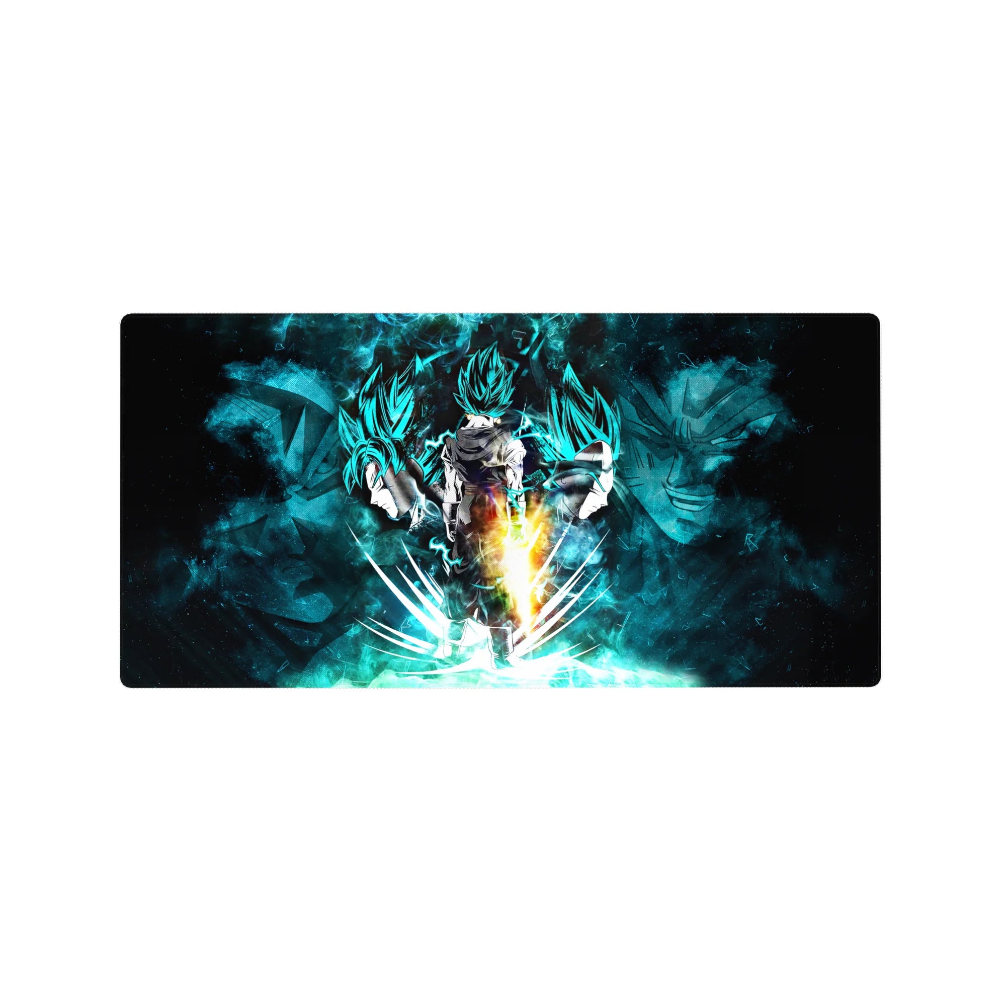 Dragon Ball Deskmat | Mousepad | Deskpad - Blue Fusion Fury - AniChan