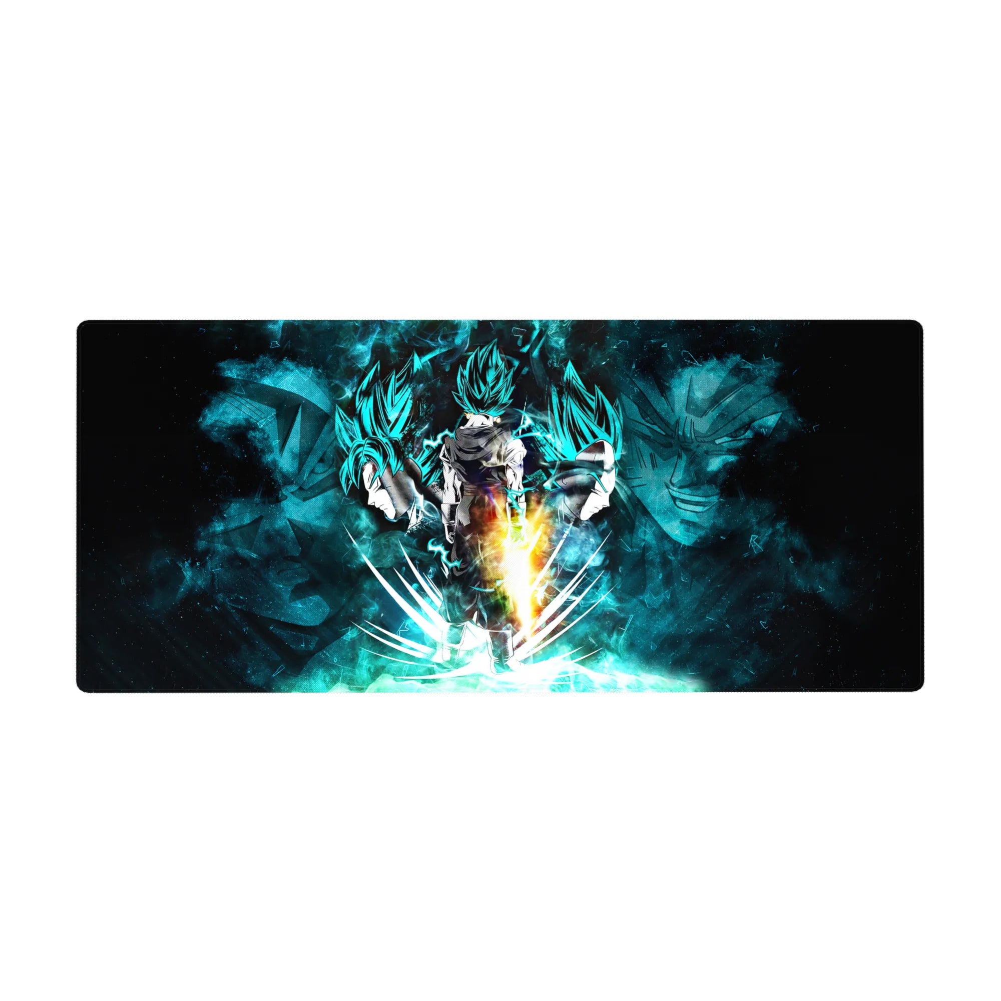 Dragon Ball Deskmat | Mousepad | Deskpad - Blue Fusion Fury - AniChan