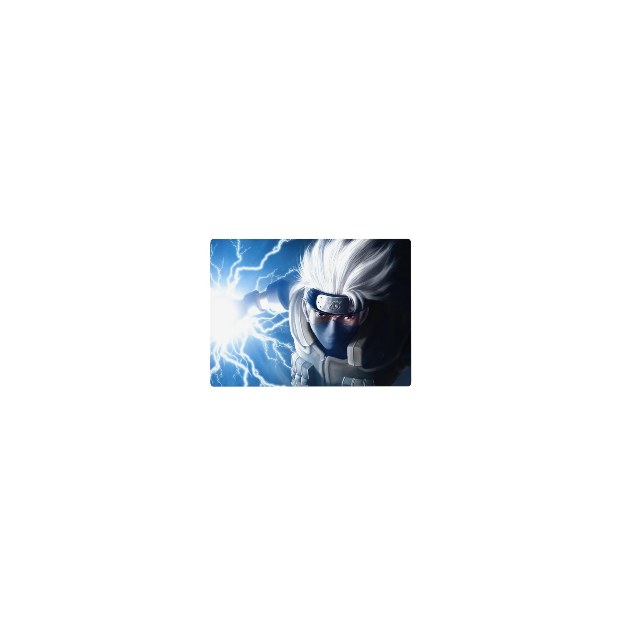 Classic anime mouse pad 14x10 inches featuring ninja lightning artwork, smooth tracking and bold print.