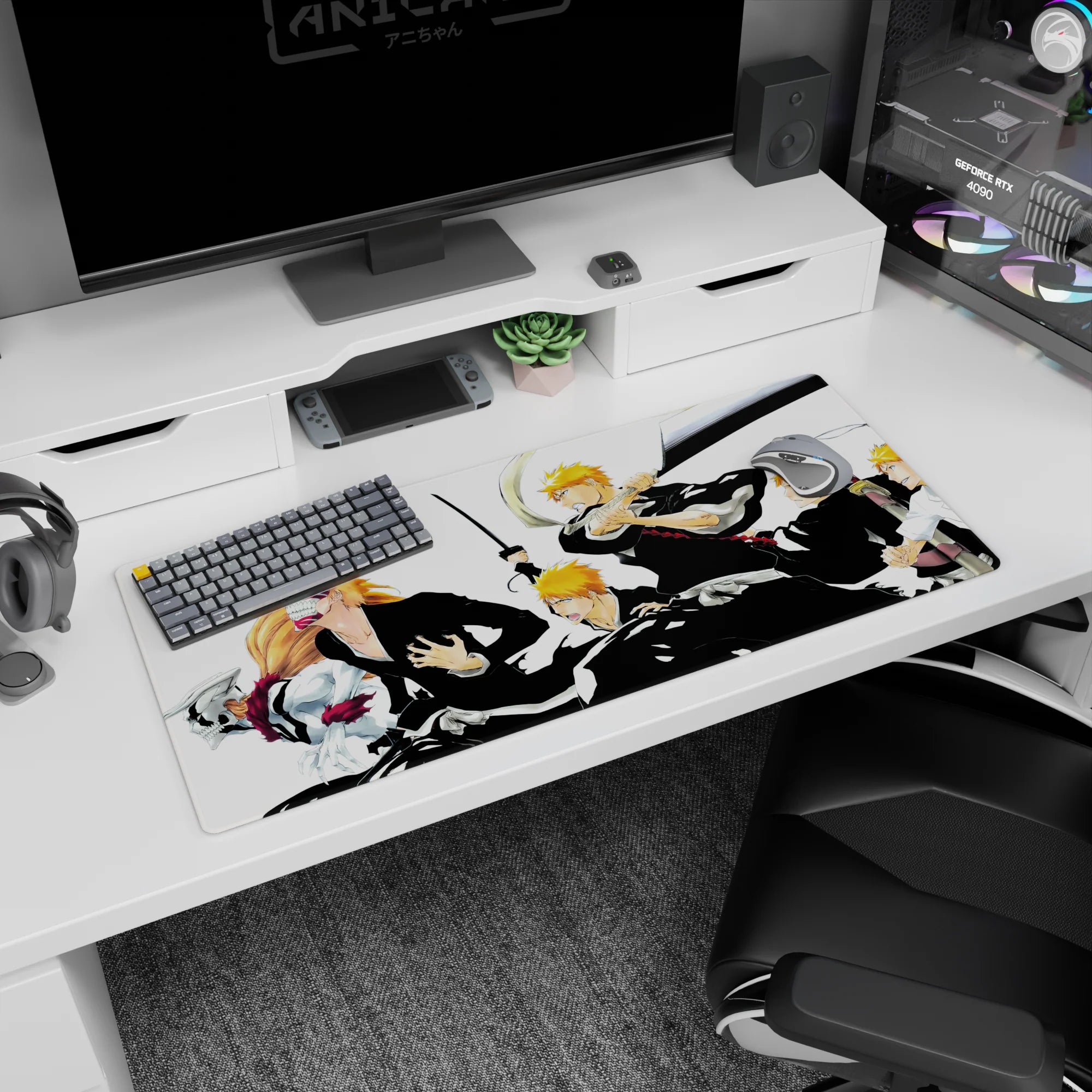 Bleach - Anime Mouse Pad and Desk Pad - Ichigo’s Evolution - AniChan