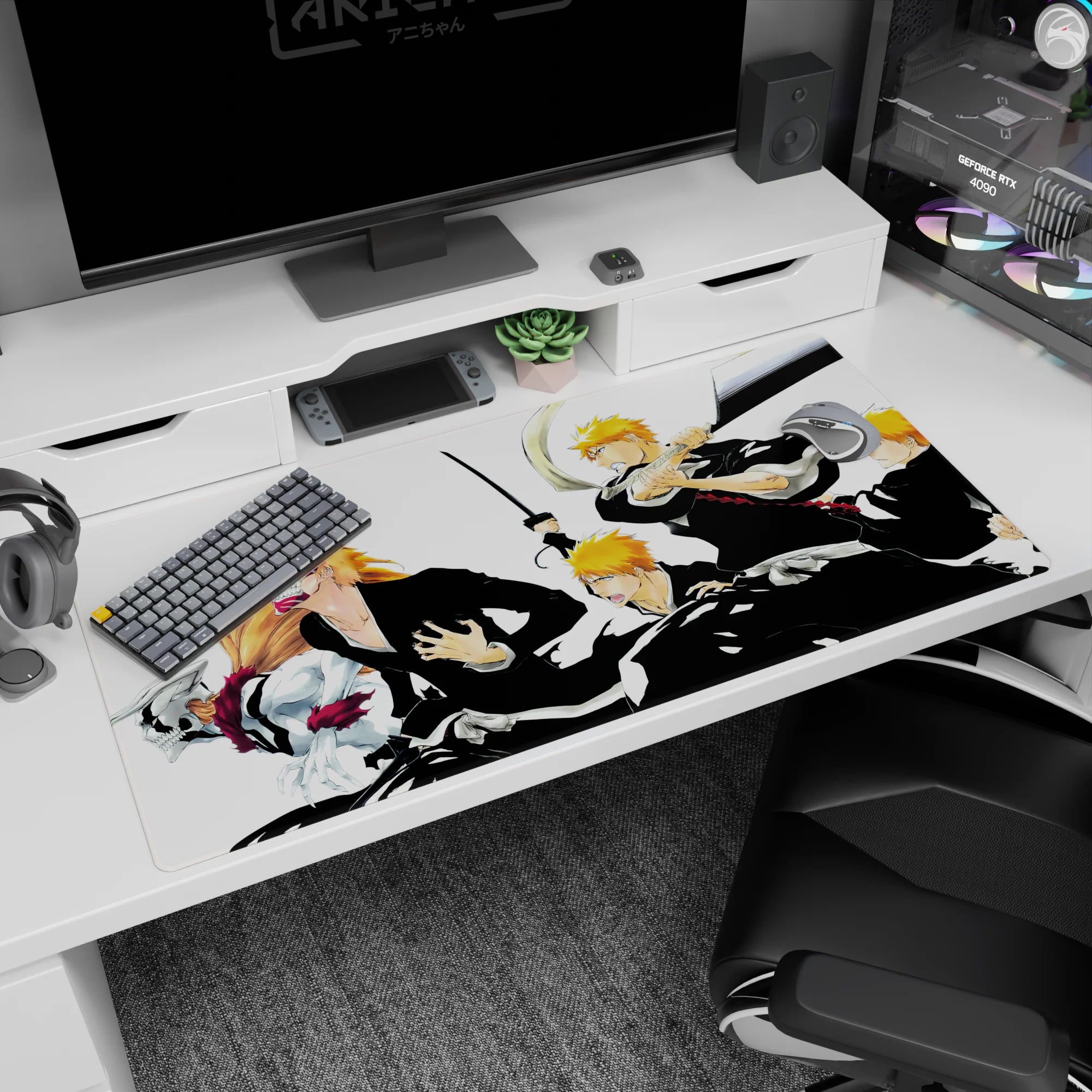 Bleach - Anime Mouse Pad and Desk Pad - Ichigo’s Evolution - AniChan