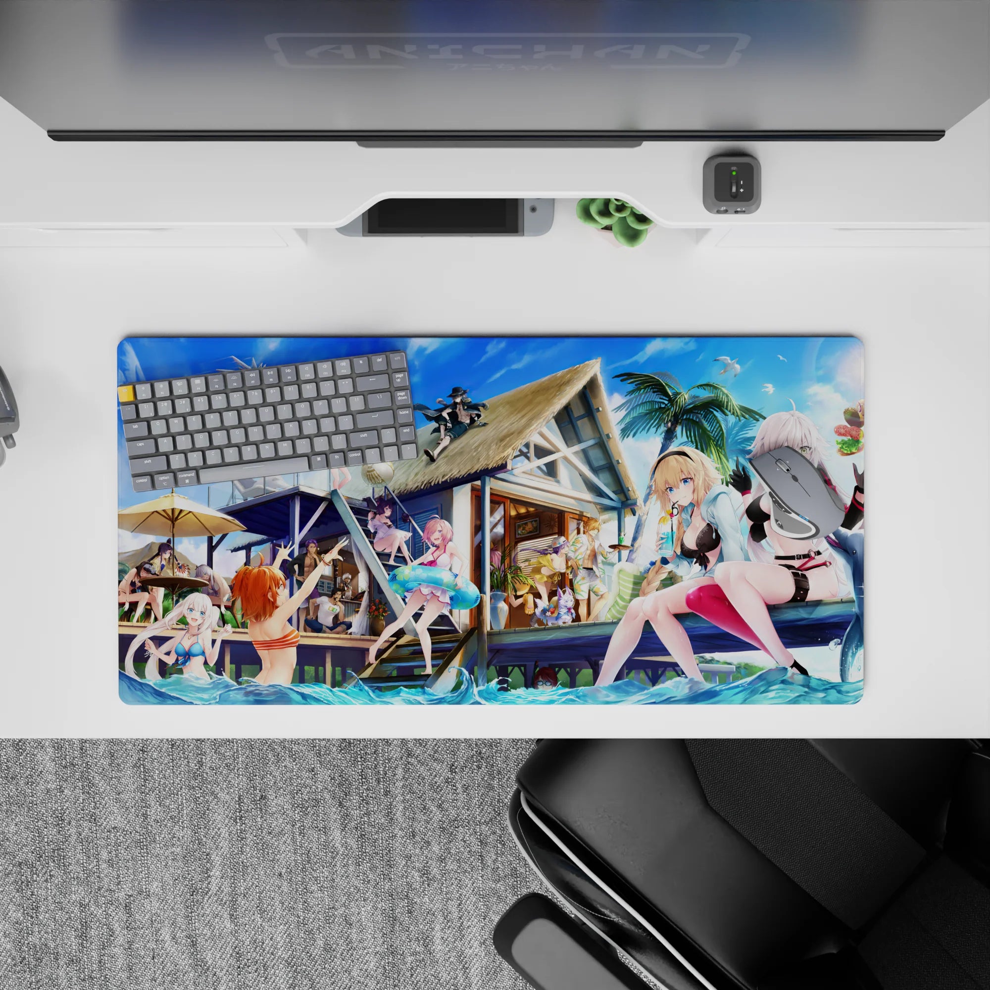 Fate Grand Order Deskmat | Mousepad | Deskpad - Tropical Beach Getaway - AniChan