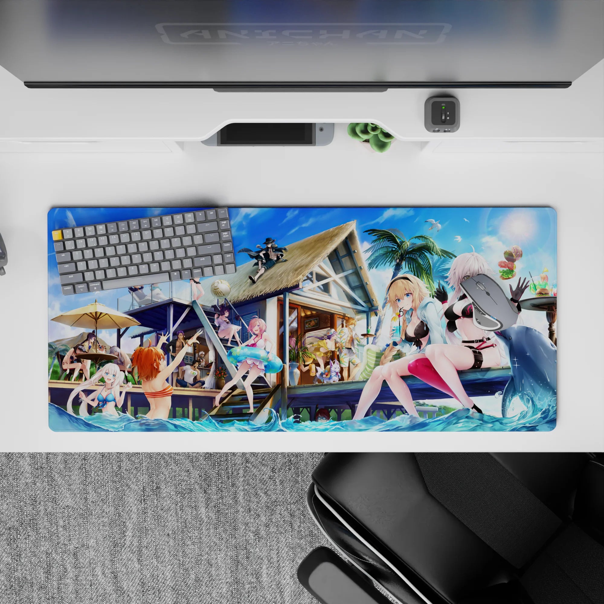 Fate Grand Order Deskmat | Mousepad | Deskpad - Tropical Beach Getaway - AniChan