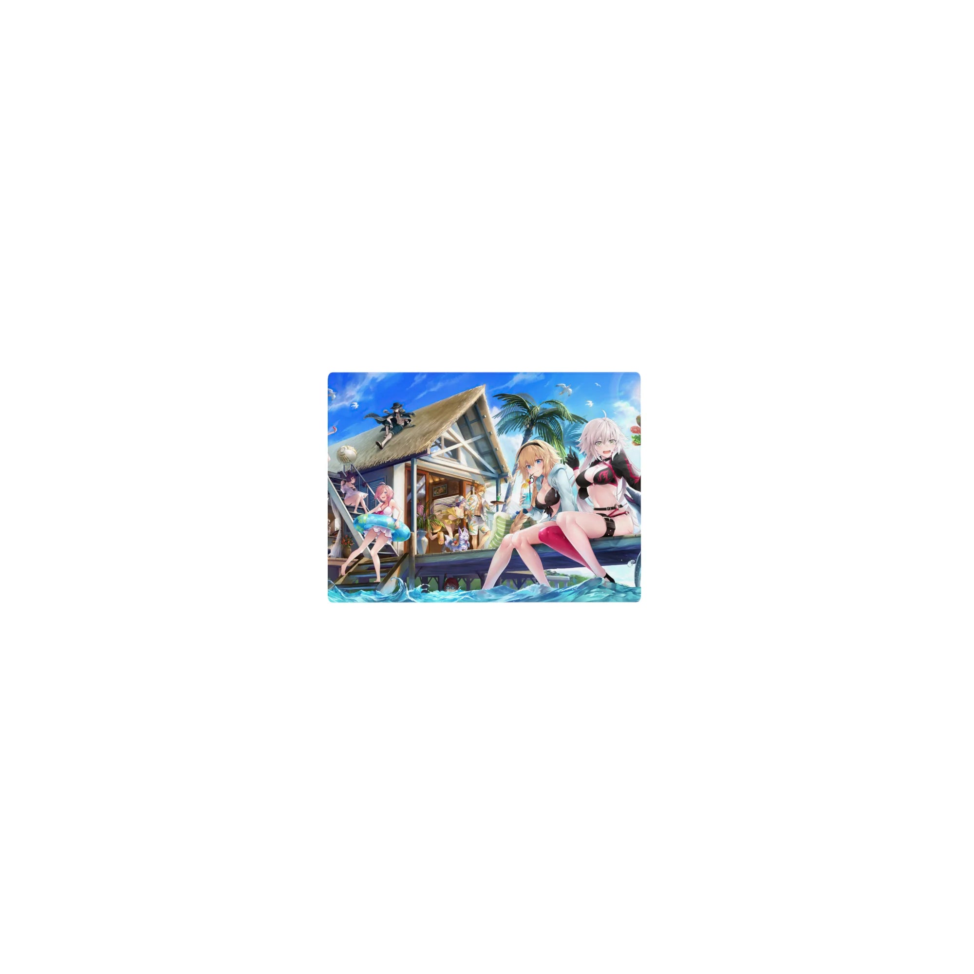 Fate Grand Order Deskmat | Mousepad | Deskpad - Tropical Beach Getaway - AniChan