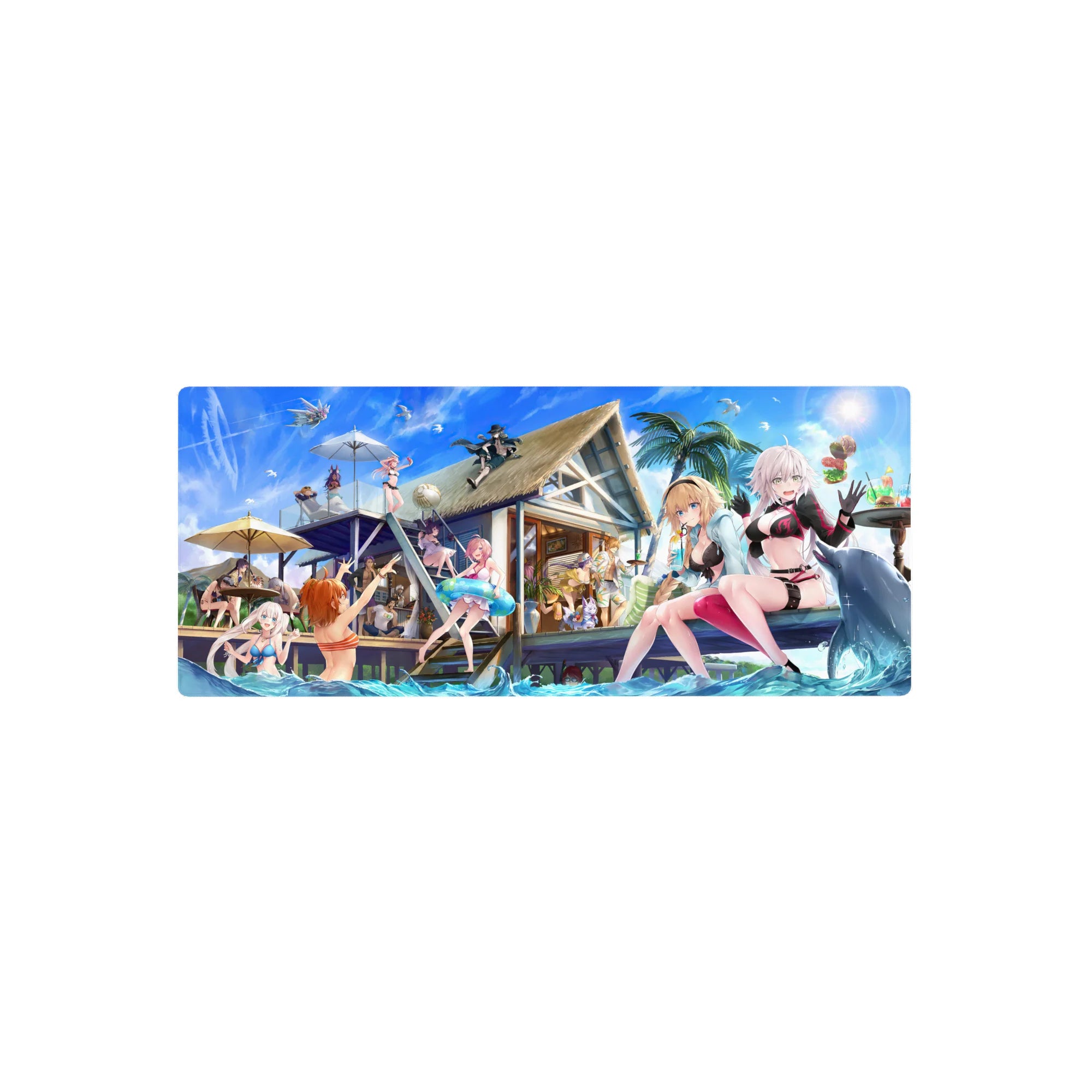 Fate Grand Order Deskmat | Mousepad | Deskpad - Tropical Beach Getaway - AniChan