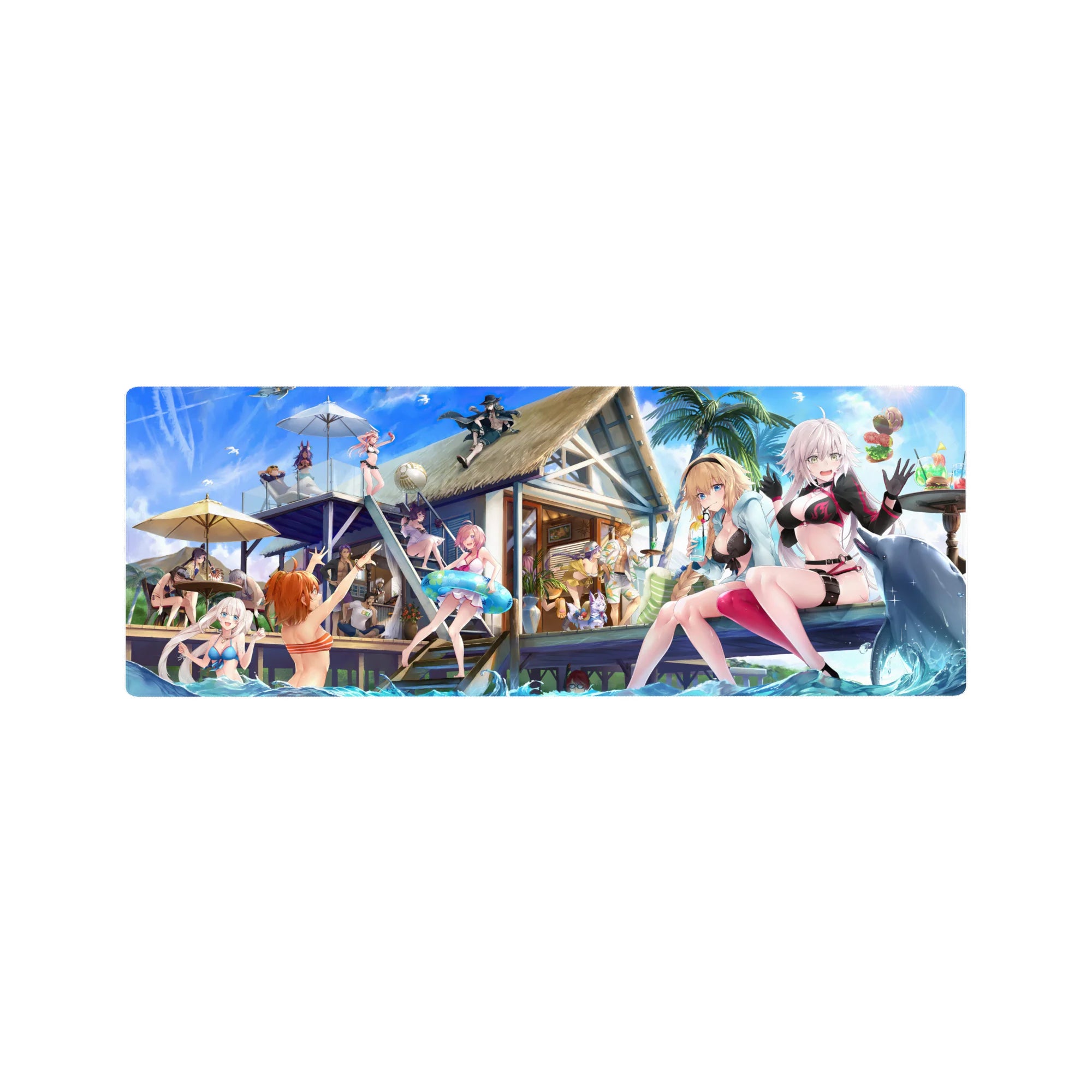 Fate Grand Order Deskmat | Mousepad | Deskpad - Tropical Beach Getaway - AniChan