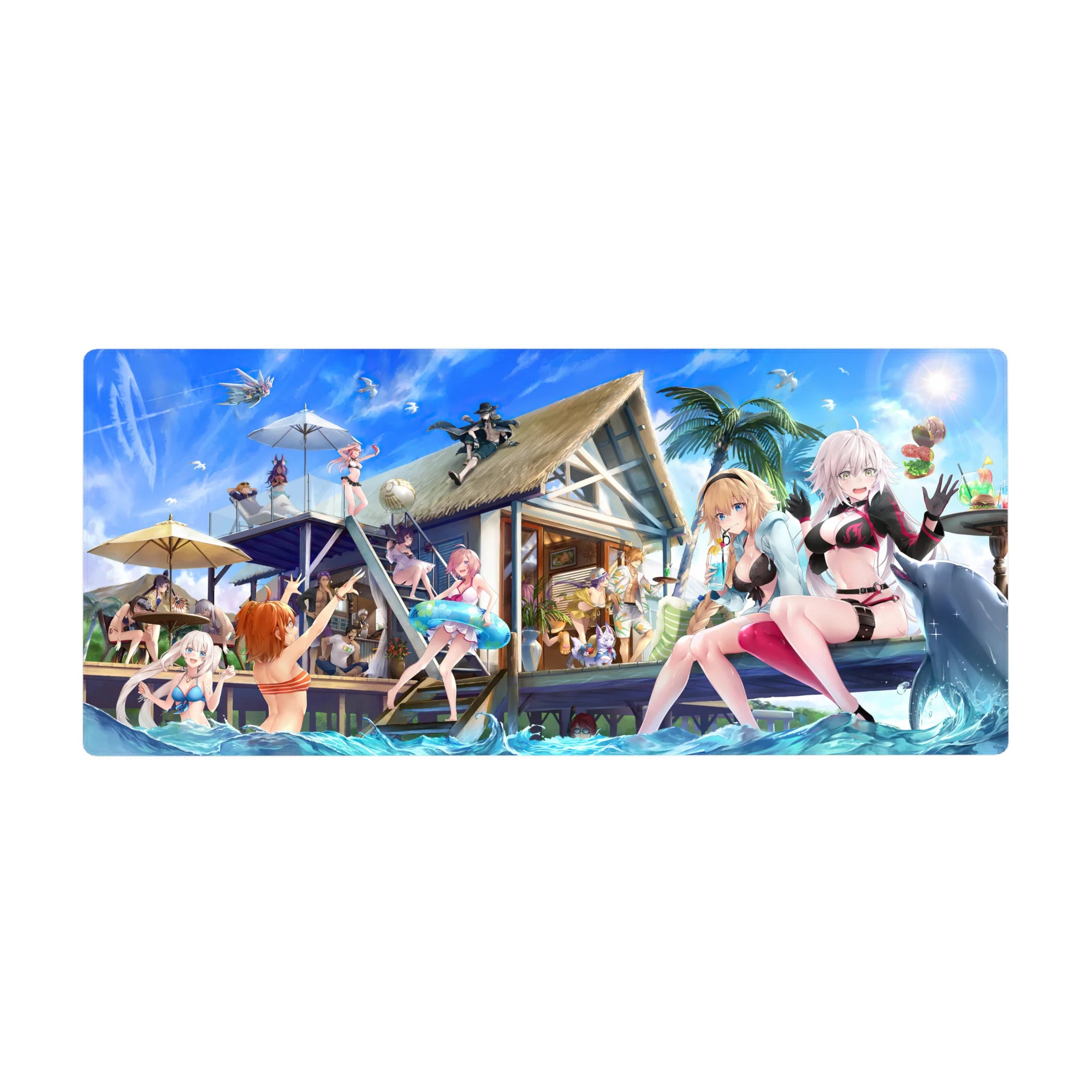 Fate Grand Order Deskmat | Mousepad | Deskpad - Tropical Beach Getaway - AniChan