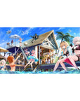 Fate Grand Order Deskmat | Mousepad | Deskpad - Tropical Beach Getaway - AniChan