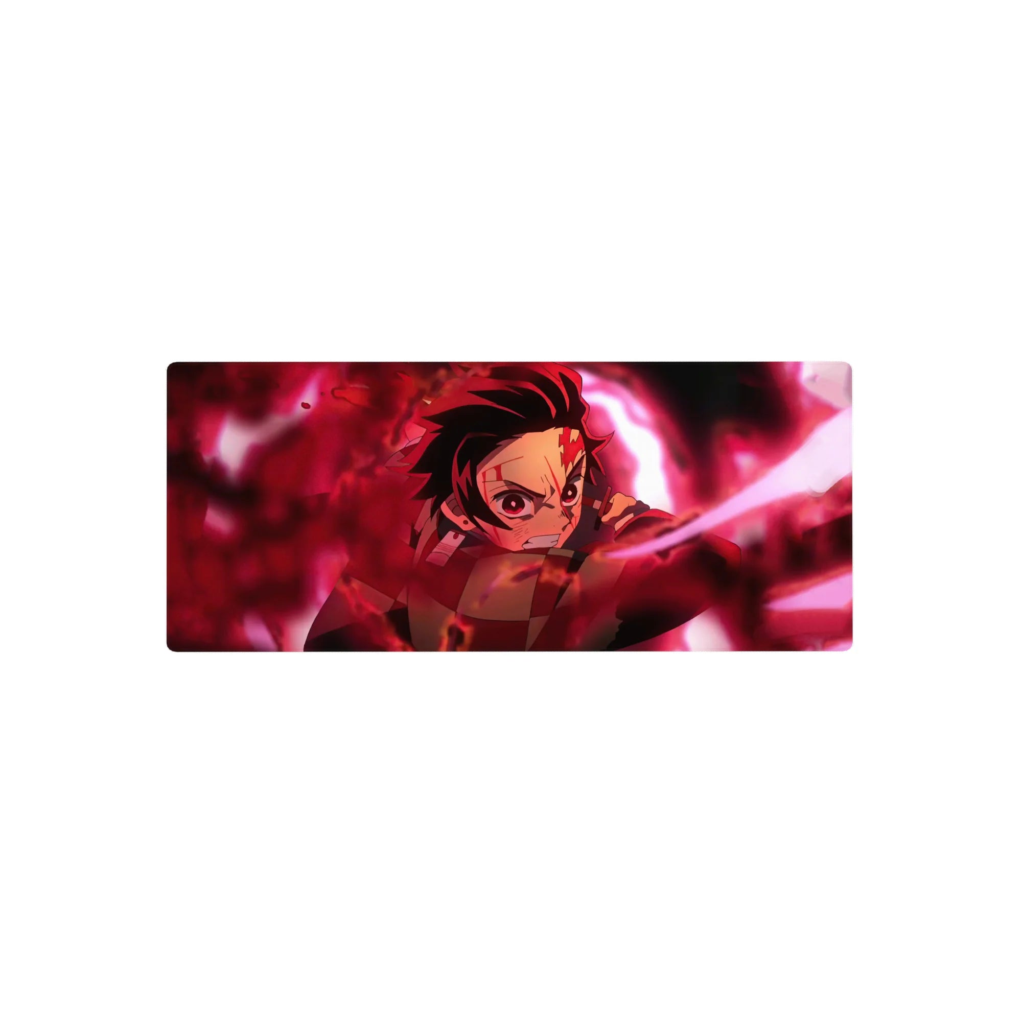 Demon Slayer Deskmat | Mousepad | Deskpad - Blazing Resolve - AniChan