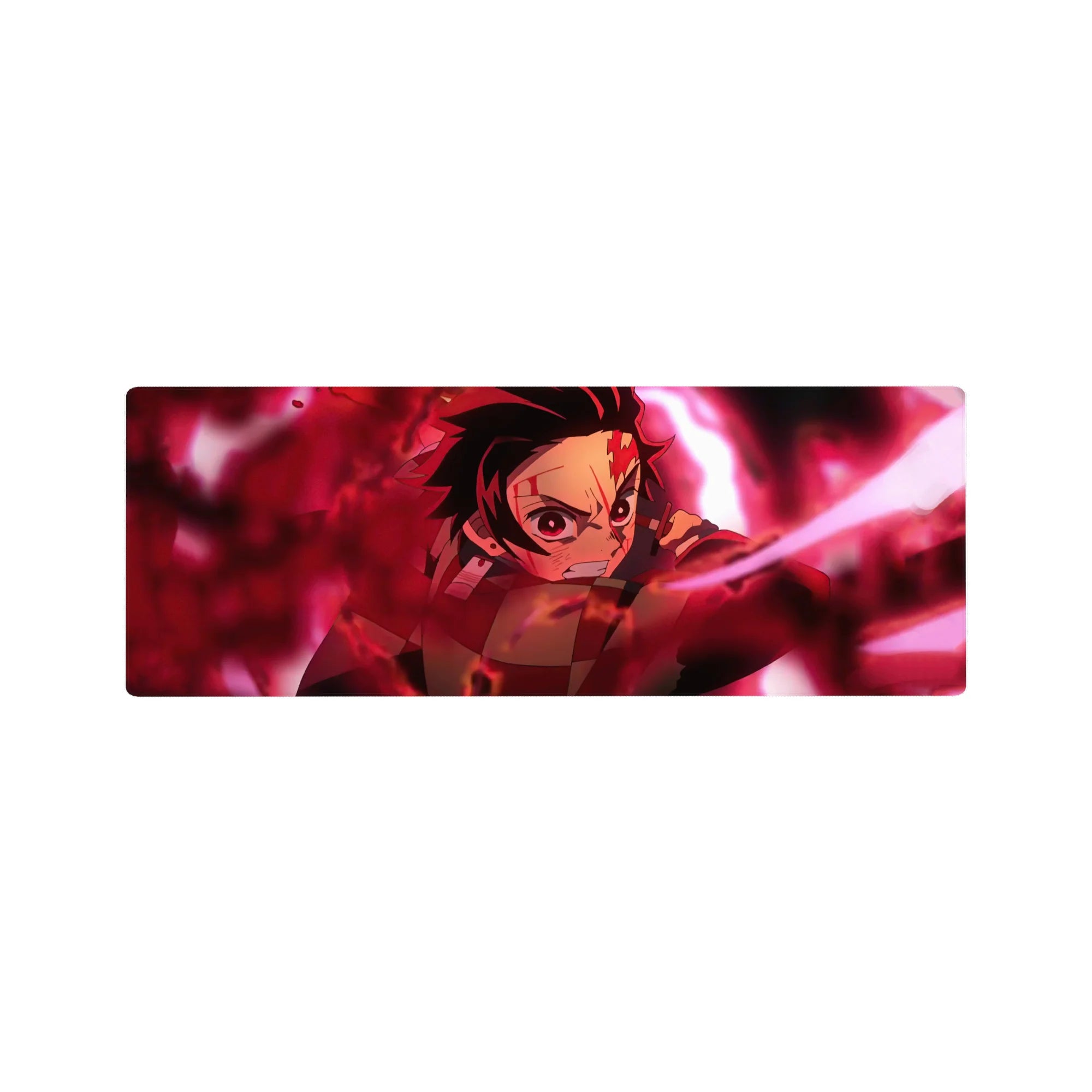 Demon Slayer Deskmat | Mousepad | Deskpad - Blazing Resolve - AniChan