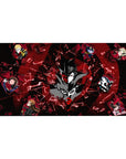 Anime desk pad 40x20 inches featuring Joker and Phantom Thieves from Persona 5, showcasing Noir, Skull, and Oracle in a dynamic scene.