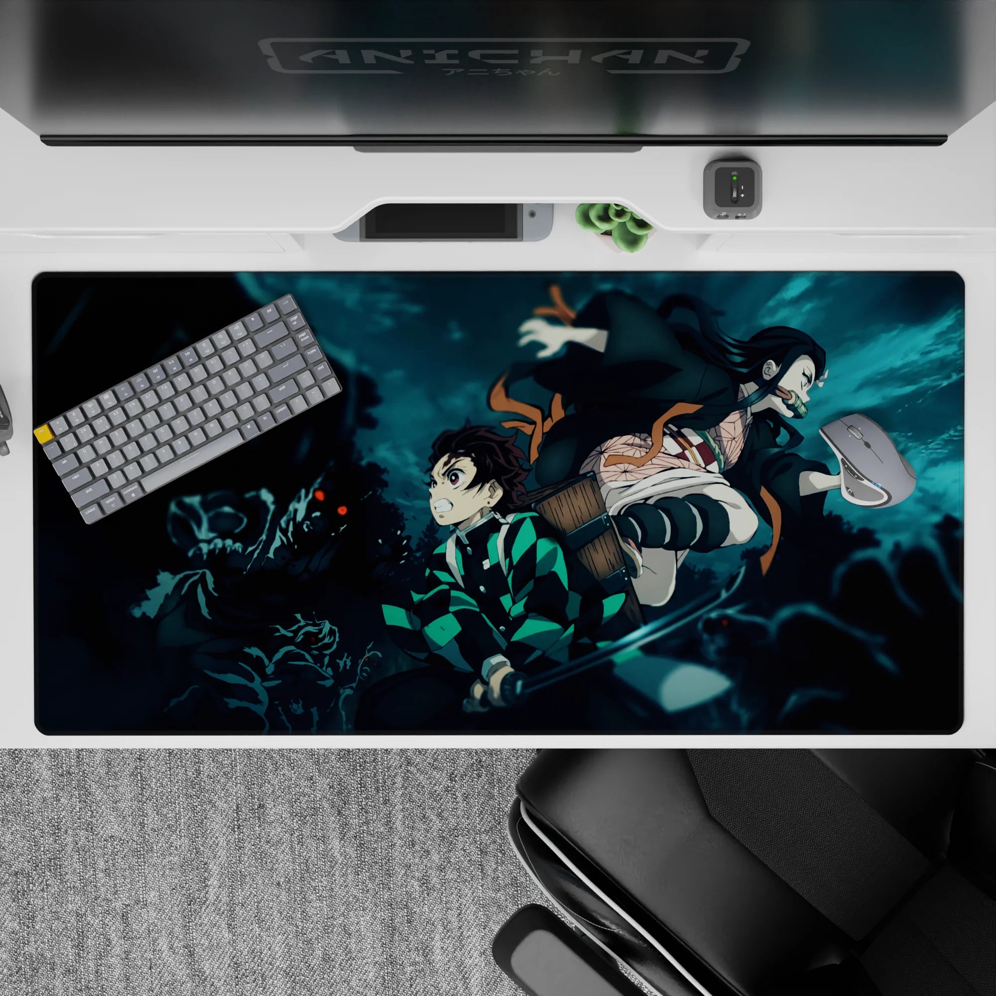 Demon Slayer Deskmat | Mousepad | Deskpad - Samurai Spirits - AniChan