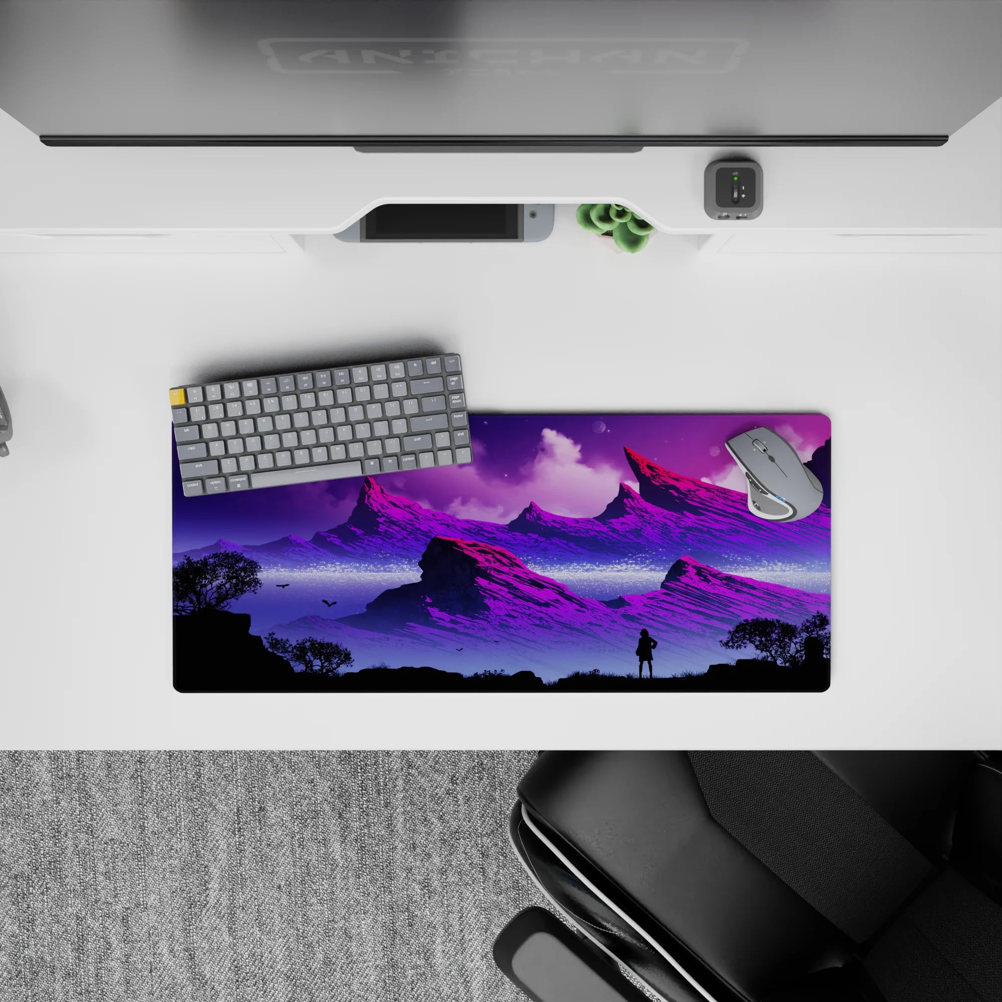 Fantasy Landscapes Deskmat | Mousepad | Deskpad - Galactic Dreamscape