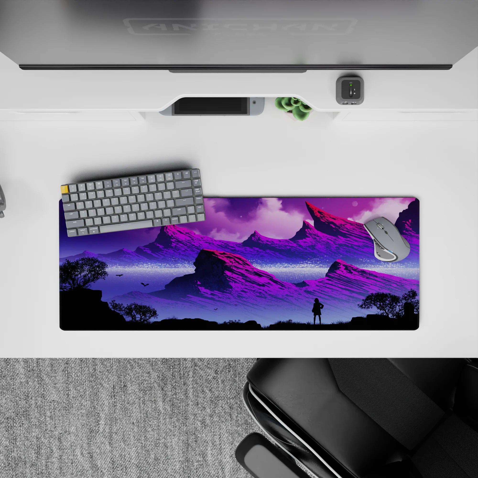 Fantasy Landscapes Deskmat | Mousepad | Deskpad - Galactic Dreamscape