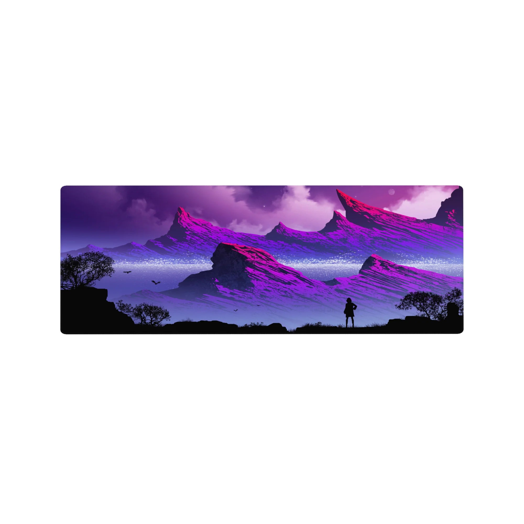 Fantasy Landscapes Deskmat | Mousepad | Deskpad - Galactic Dreamscape