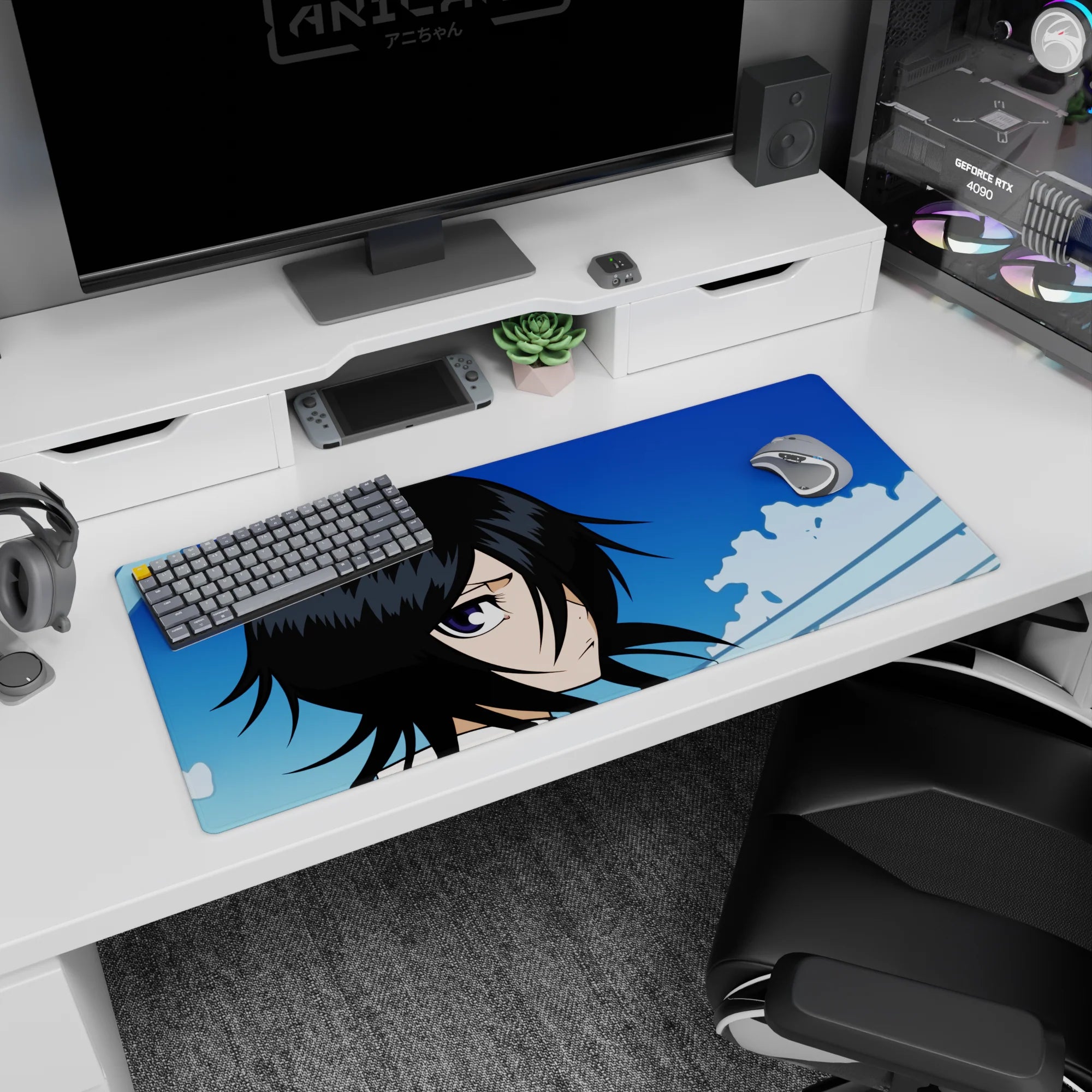 Bleach - Anime Mouse Pad and Desk Pad - Frozen Resolve - AniChan