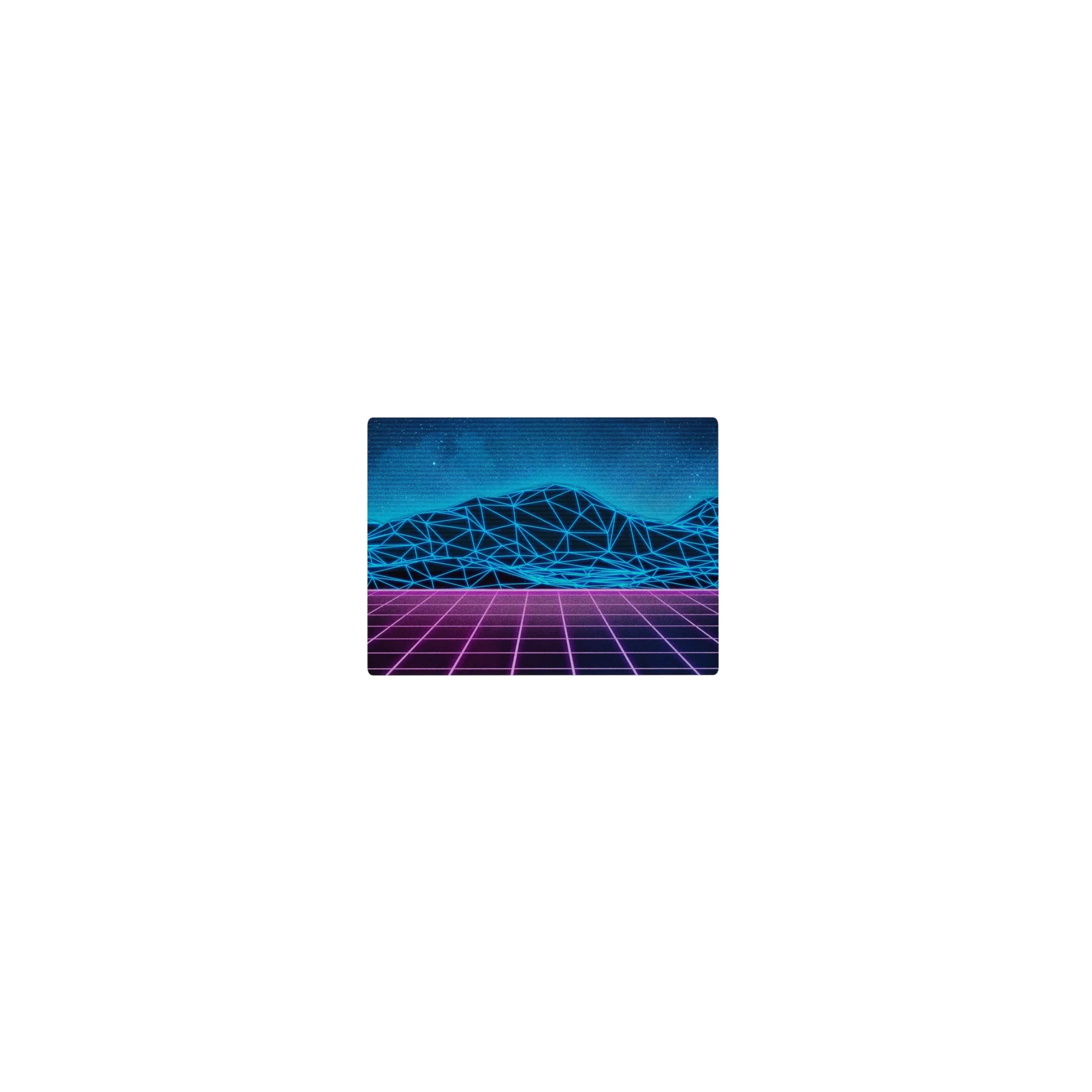 Retrowave - Vaporwave Deskmat | Mousepad | Deskpad - Digital Gridscape - AniChan