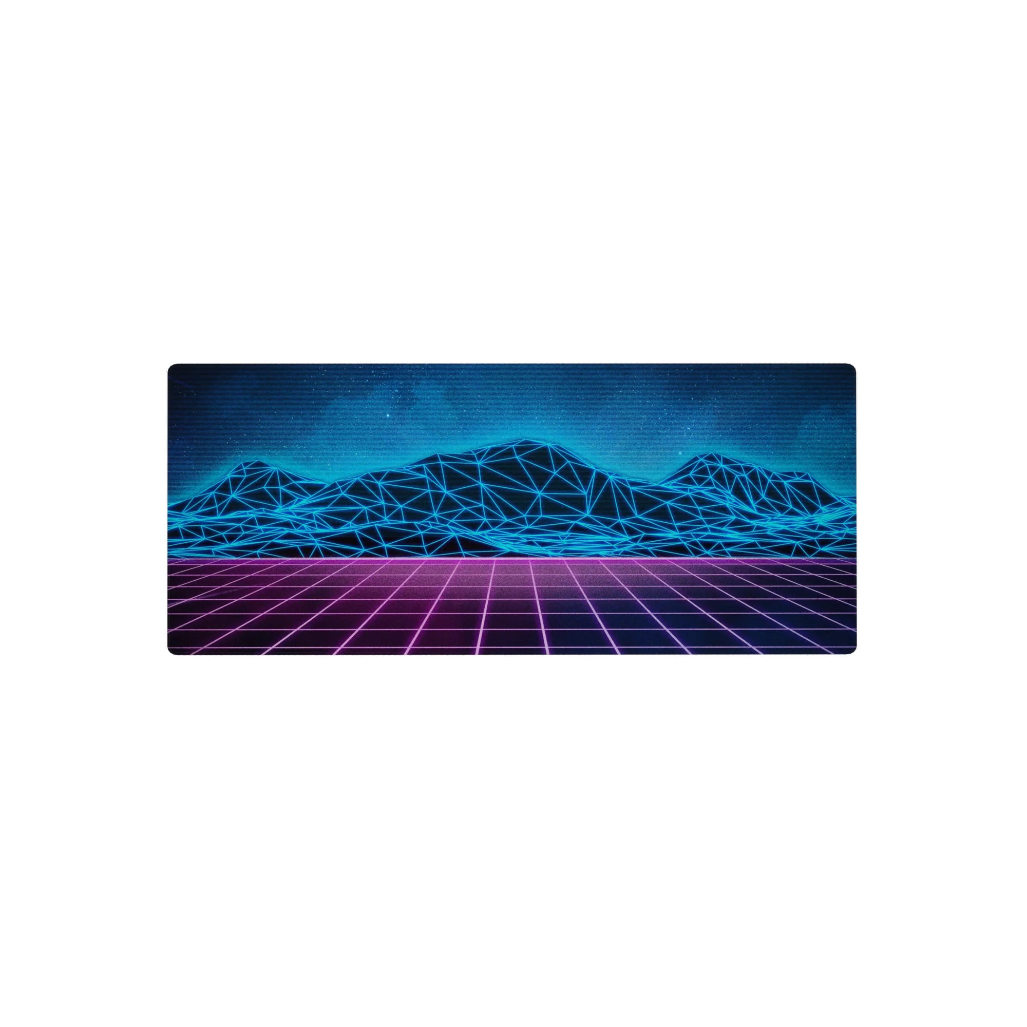 Retrowave - Vaporwave Deskmat | Mousepad | Deskpad - Digital Gridscape - AniChan