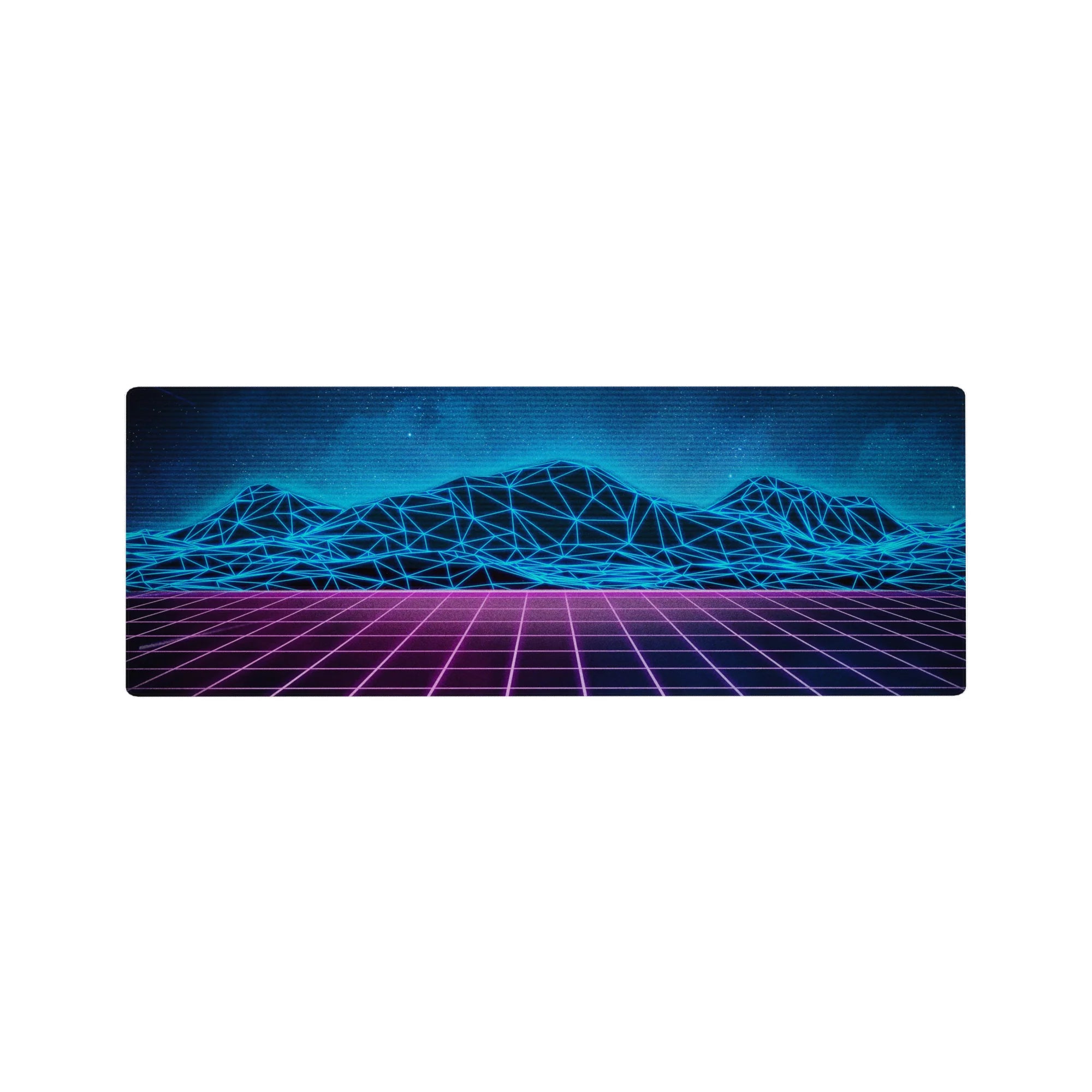 Retrowave - Vaporwave Deskmat | Mousepad | Deskpad - Digital Gridscape - AniChan