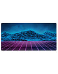 Retrowave - Vaporwave Deskmat | Mousepad | Deskpad - Digital Gridscape - AniChan