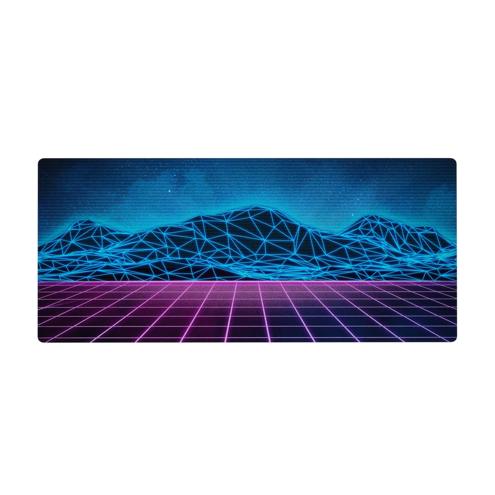 Retrowave - Vaporwave Deskmat | Mousepad | Deskpad - Digital Gridscape - AniChan