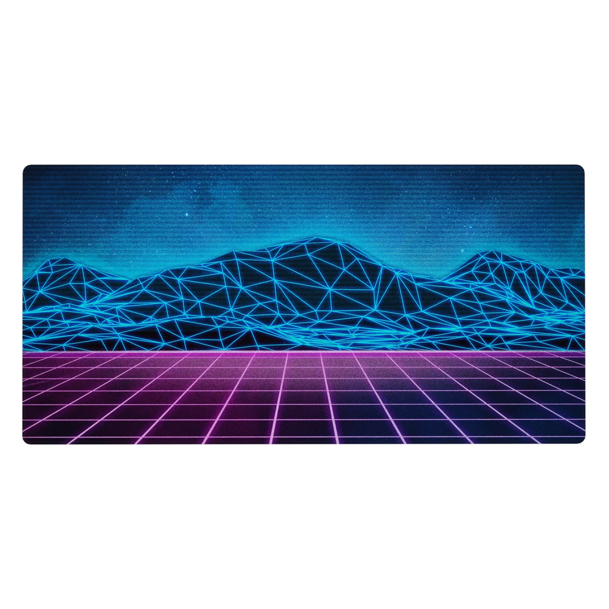 Retrowave - Vaporwave Deskmat | Mousepad | Deskpad - Digital Gridscape - AniChan