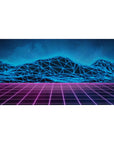 Retrowave - Vaporwave Deskmat | Mousepad | Deskpad - Digital Gridscape - AniChan